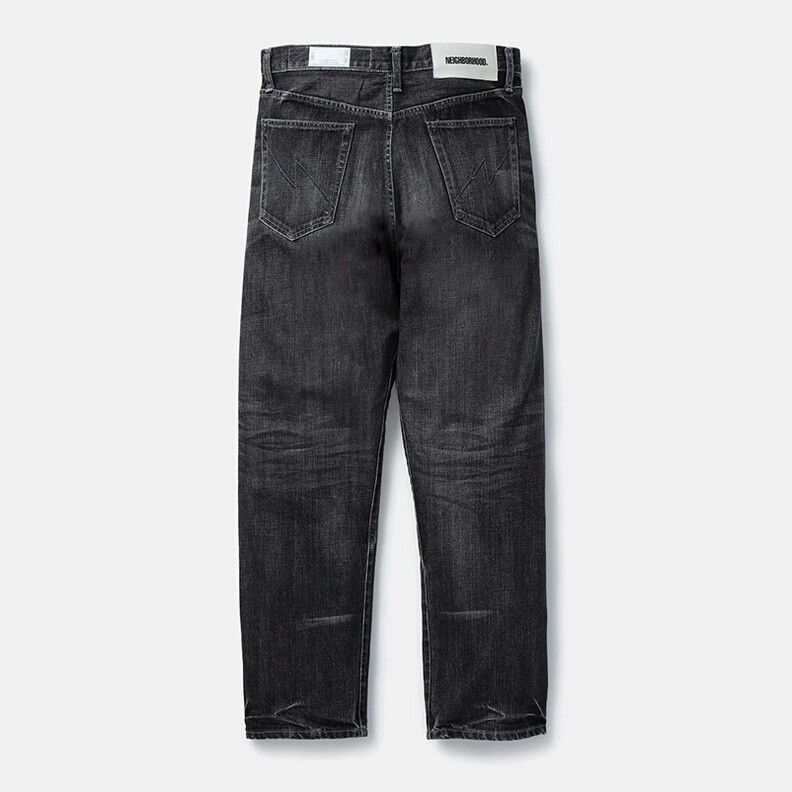 Neighborhood neighborhood washed denim basic pants Size US 26 / EU 42 - 6 Thumbnail