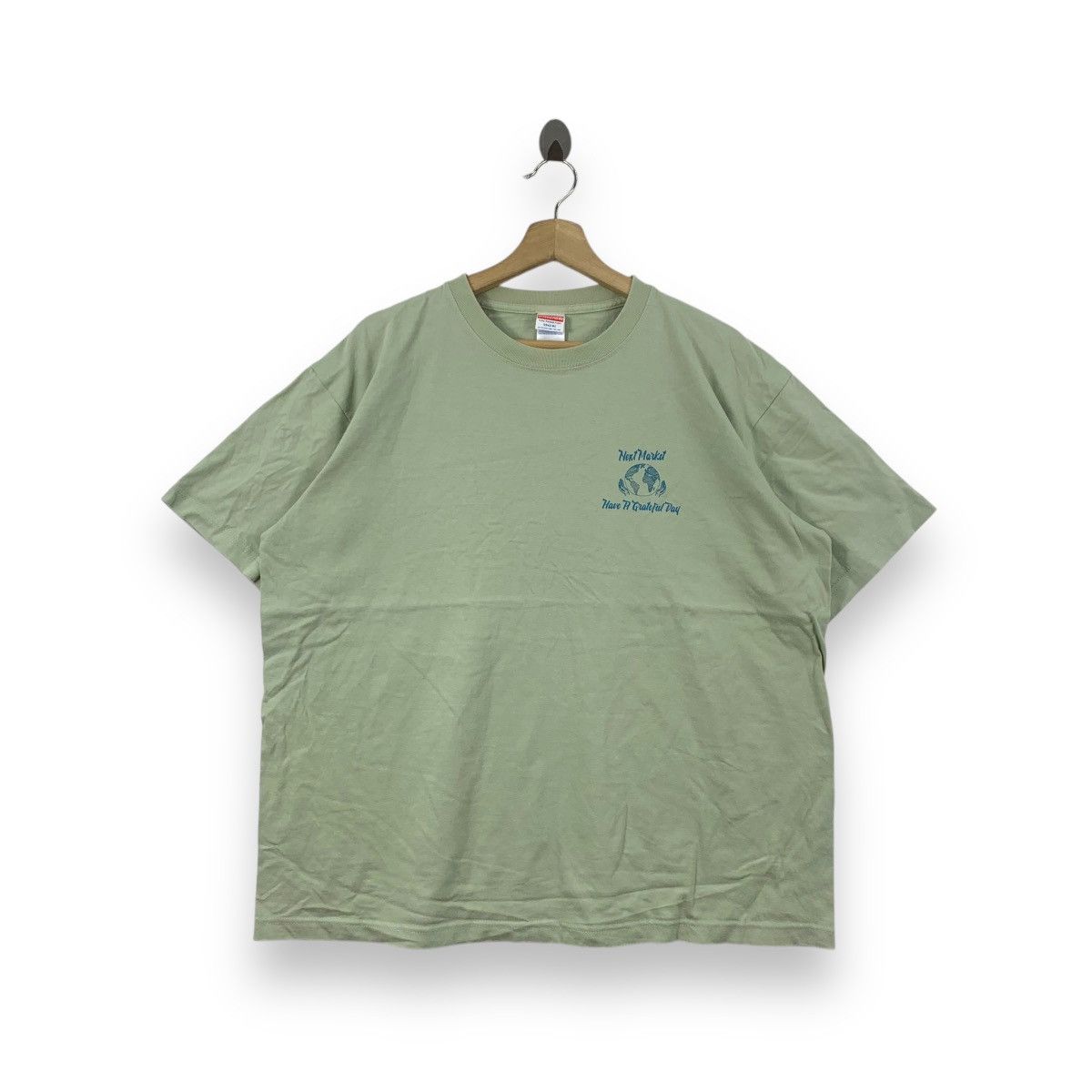 Japanese Brand NEXT INC MARKET Have A Grateful Day Kanagawa Tee Shirt Size US XL / EU 56 / 4 - 4 Thumbnail