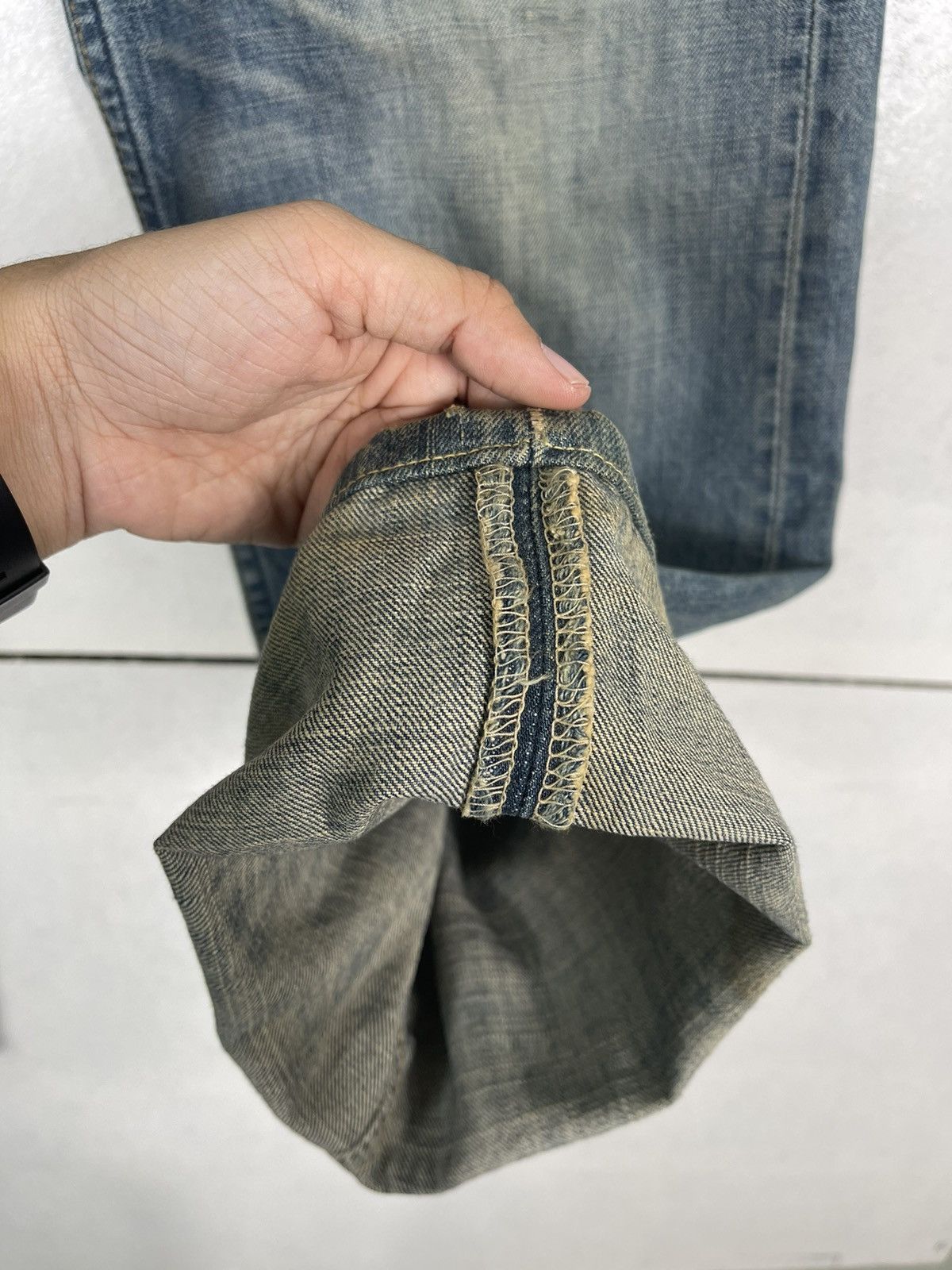 Levi's Levis 503 Japan Zipper Fly Flare Jeans Size US 34 / EU 50 - 15 Thumbnail