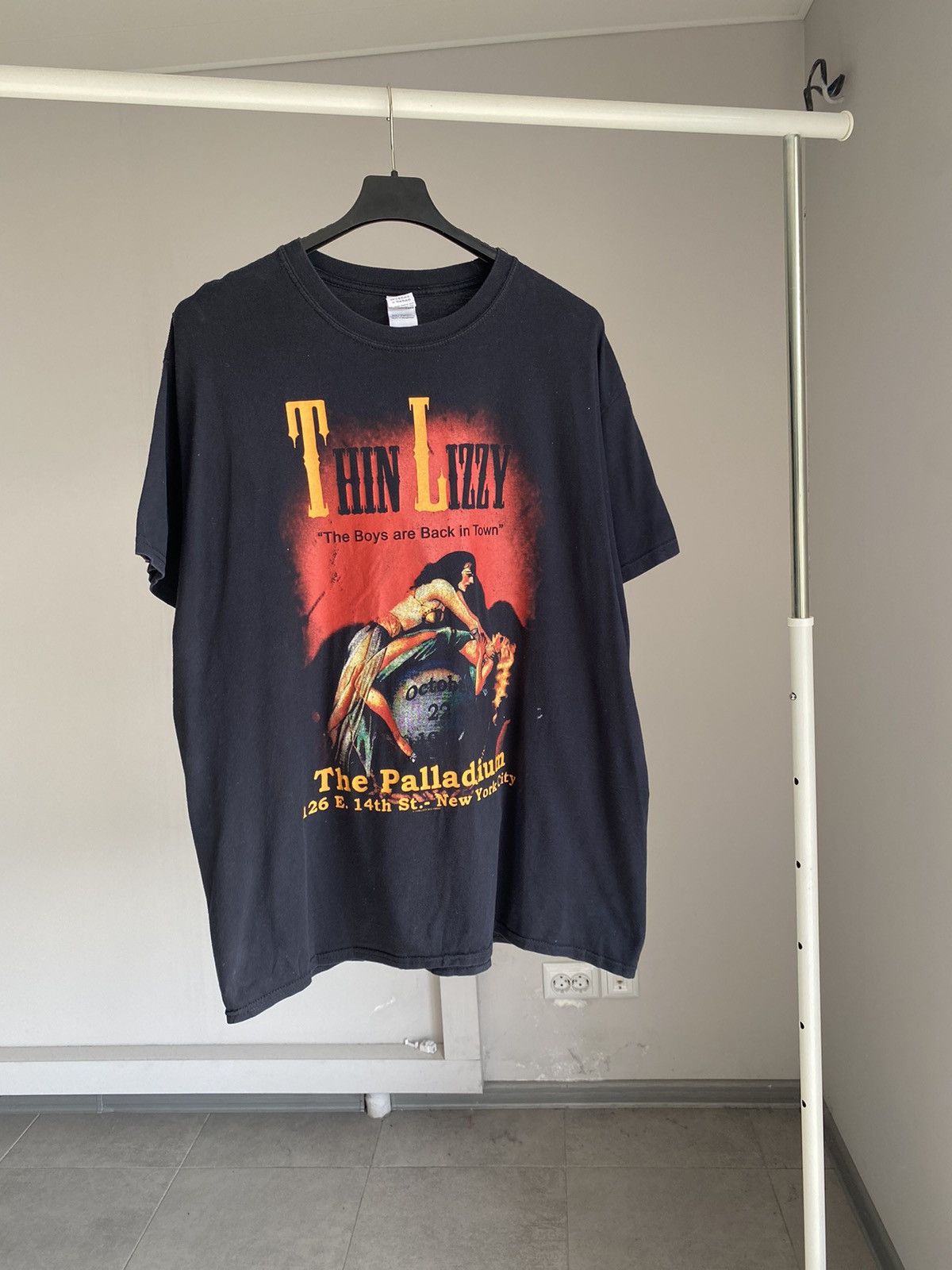 Vintage Vintage Thin Lizzy Boys Back in Town Naked Women Sex Tee | Grailed