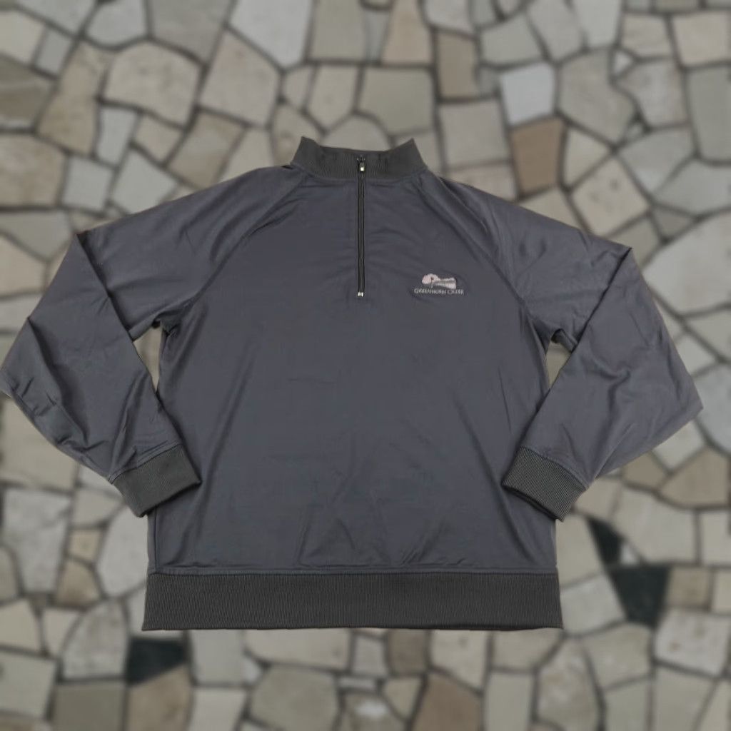 Footjoy FootJoy Sweater Mens M Black 1/4 Zip Outdoor Golf Knit Mock Neck Long Sleeve Breathable Stretch Logo Zip Size US M / EU 48-50 / 2 - 1 Thumbnail
