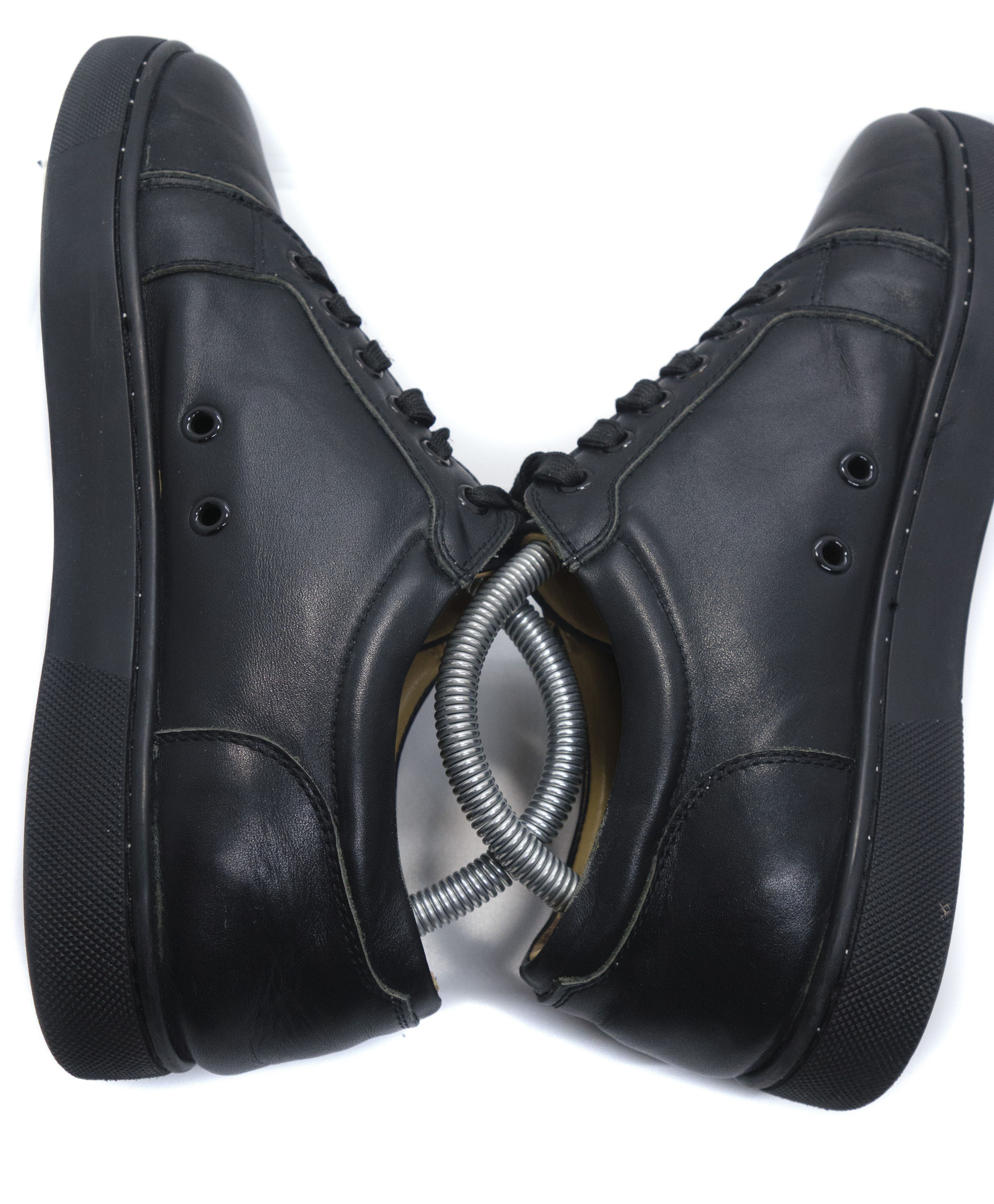 Christian Louboutin Black Low Leather Sneakers Size US 9.5 / EU 42-43 - 5 Thumbnail