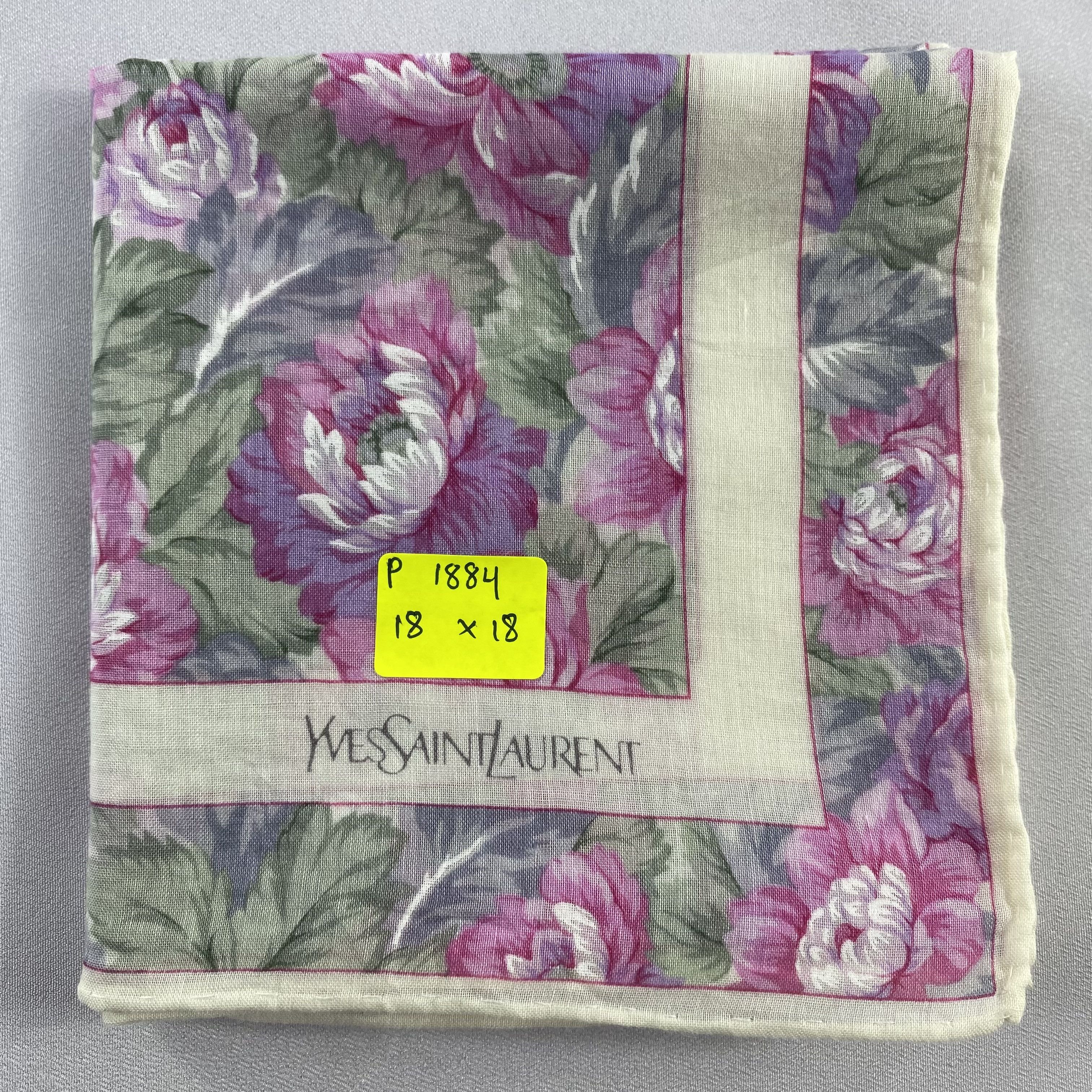 Vintage Yves Saint Laurent Neckerchief / Handkerchief-P1884 Size ONE SIZE - 5 Thumbnail