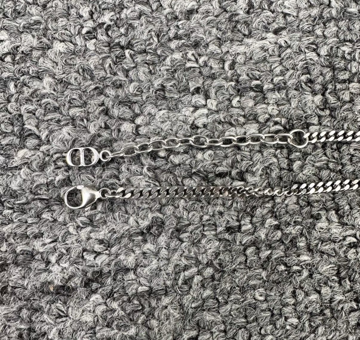 Dior Dior x Kenny Scharf CD letter silver necklace K12 Size ONE SIZE - 3 Thumbnail