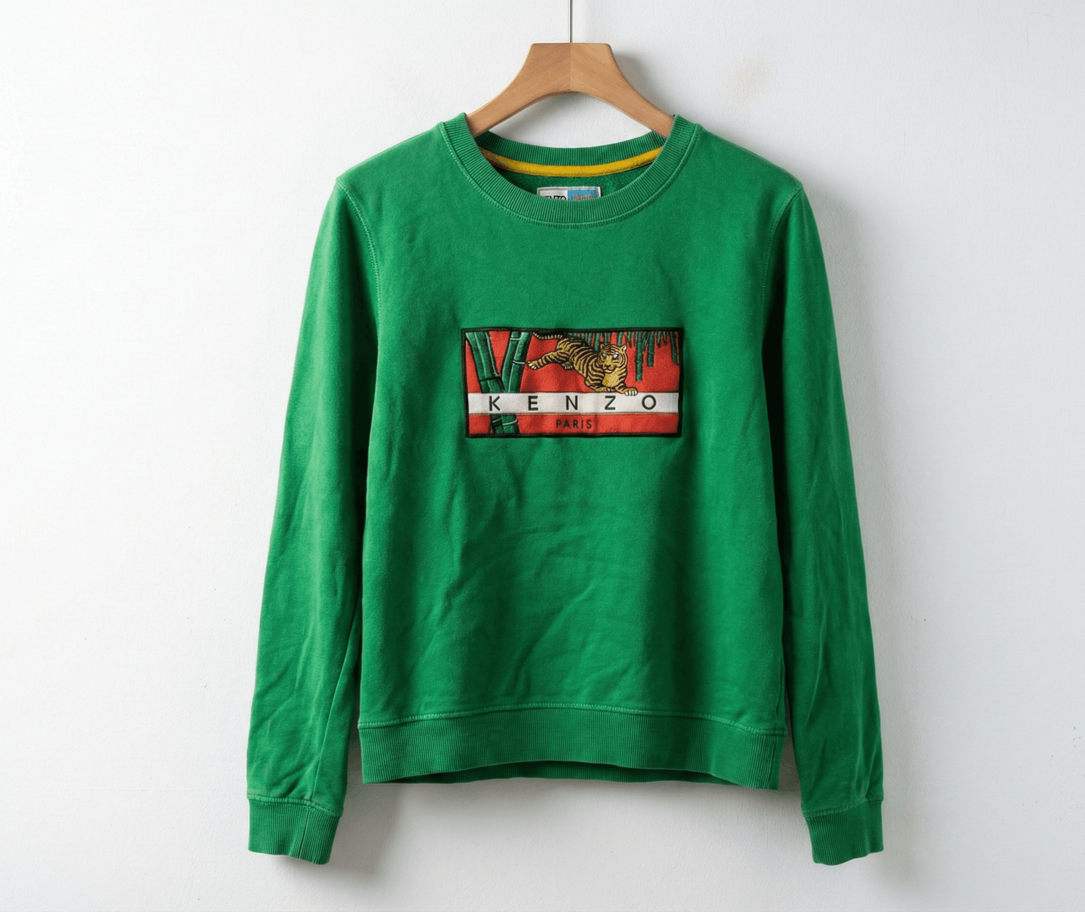 Kenzo Paris Sweatshirt Men S Green Memento Collection 2 Logo
