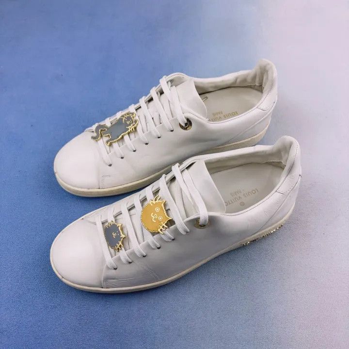 Louis Vuitton Louis Vuitton Frontrow Cat Illustration Fashion Sneakers 0079 Size US 6 / IT 36 - 1 Thumbnail