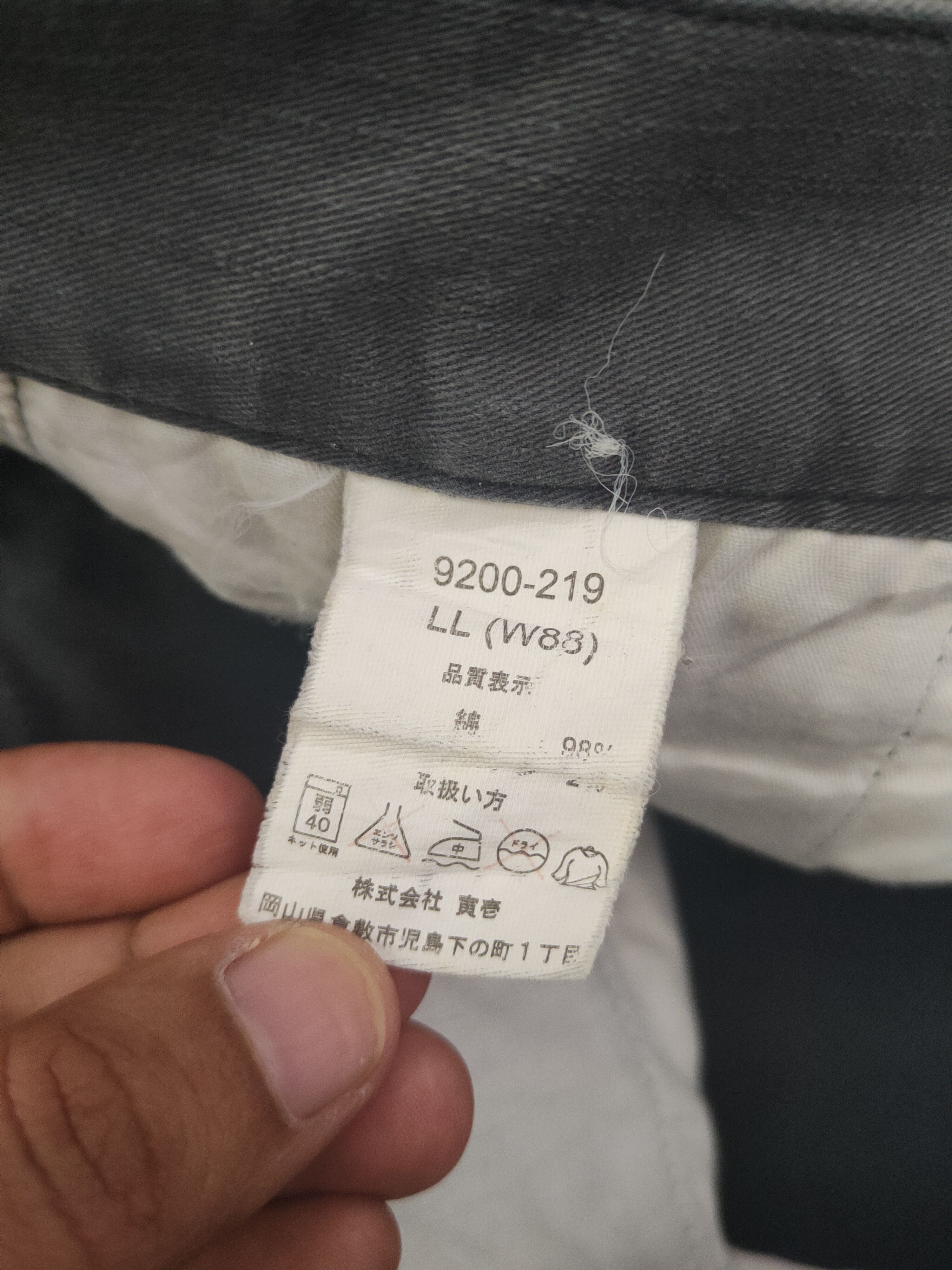 Japanese Brand DL Toraichi Dark Gray Multipocket Tactical Cargo Pants #1506 Size US 33 - 14 Thumbnail