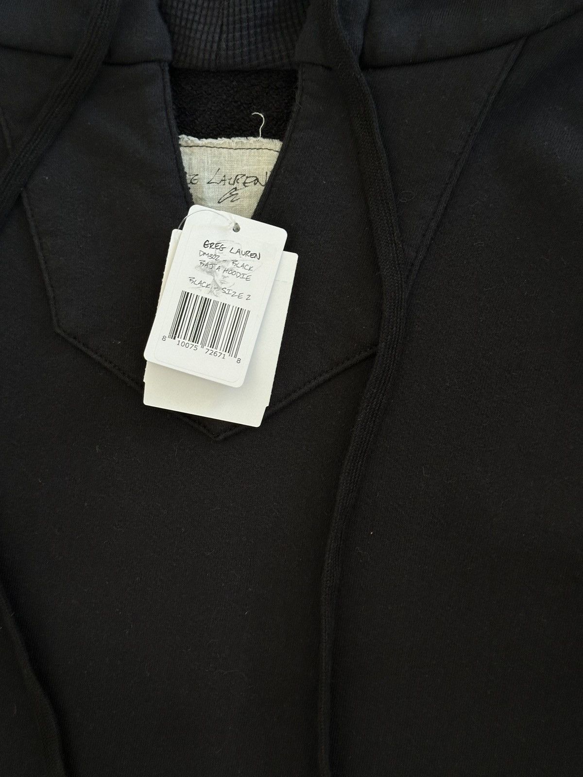 Greg Lauren Greg Lauren Black Baja Hoodie Size:2. M Size US M / EU 48-50 / 2 - 11 Thumbnail