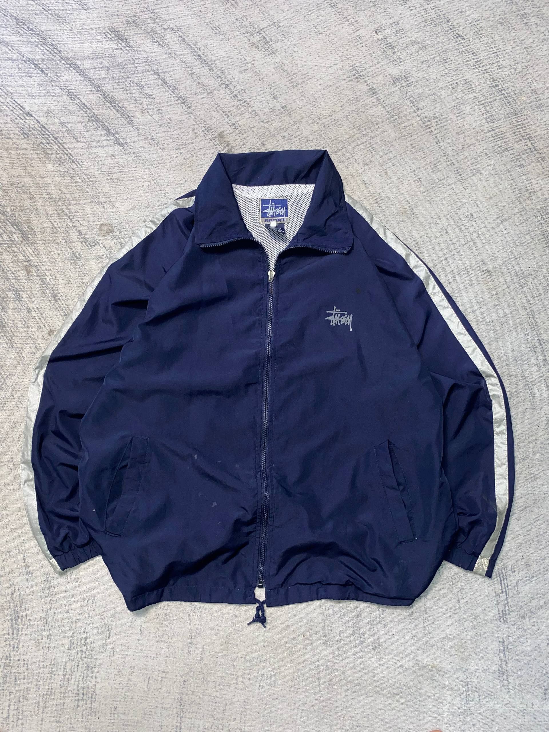 Stussy Vintage 90s Stussy Sport USA Coach Jacket Size US L / EU 52-54 / 3 - 15 Thumbnail