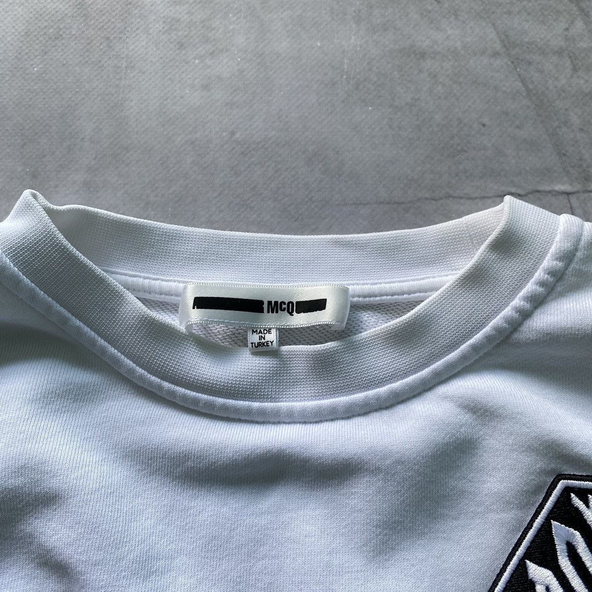 AMI × Designer Alexander McQueen Cropped Oversized Sweatshirt Size XS / US 0-2 / IT 36-38 - 4 Thumbnail