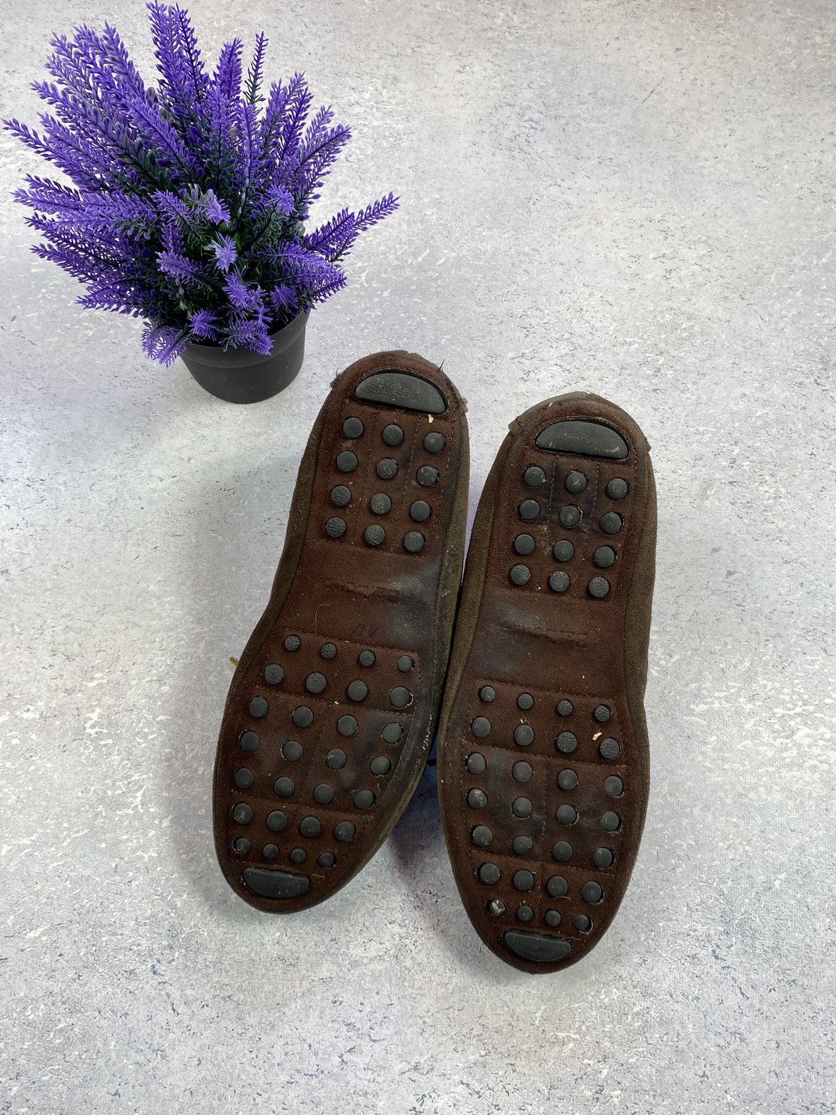 Barbour Barbour men’s Brown Suede Loafers with fur Size US 8 Size US 8 / EU 41 - 4 Thumbnail