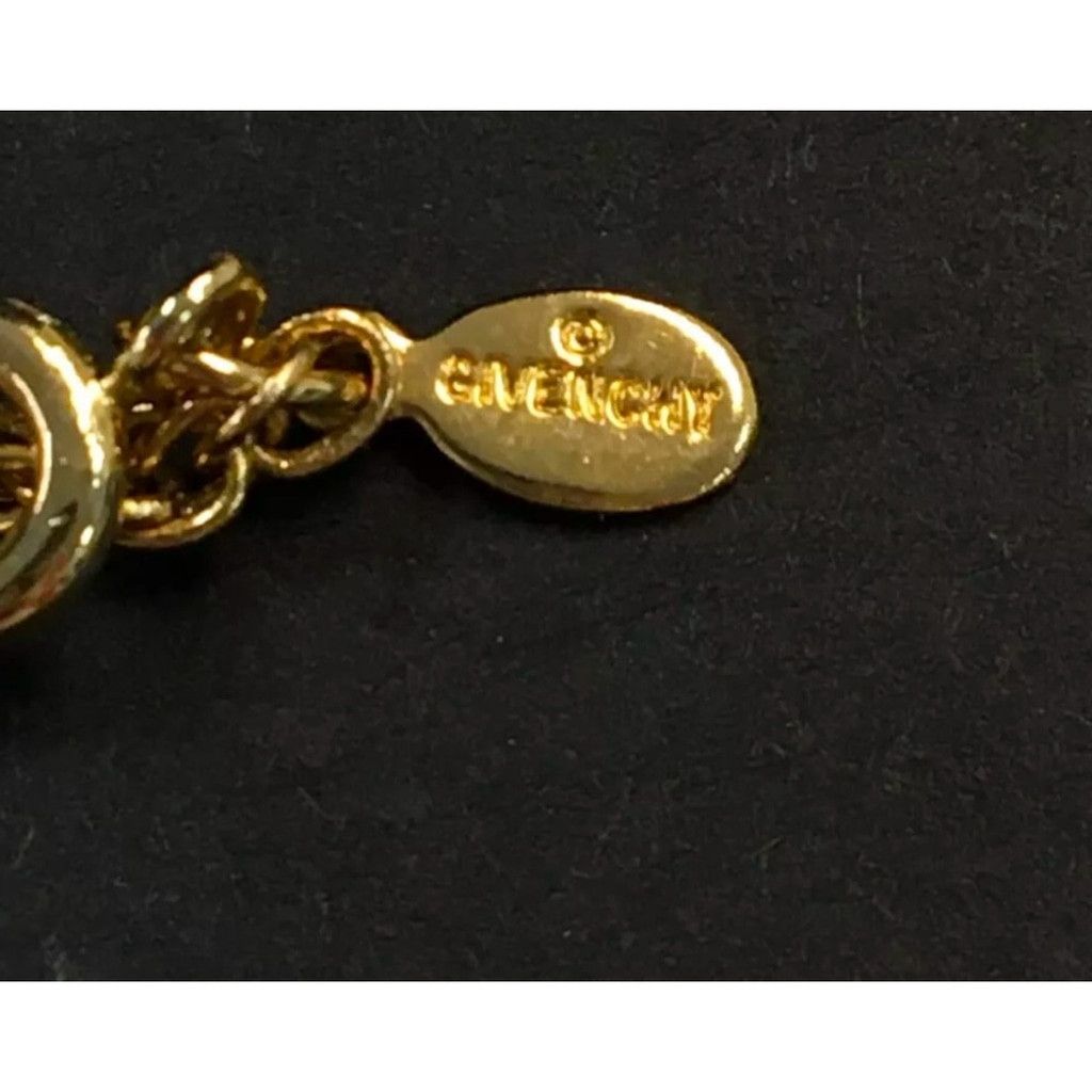 Givenchy Givenchy gold and crystal G logo necklace Size ONE SIZE - 4 Thumbnail
