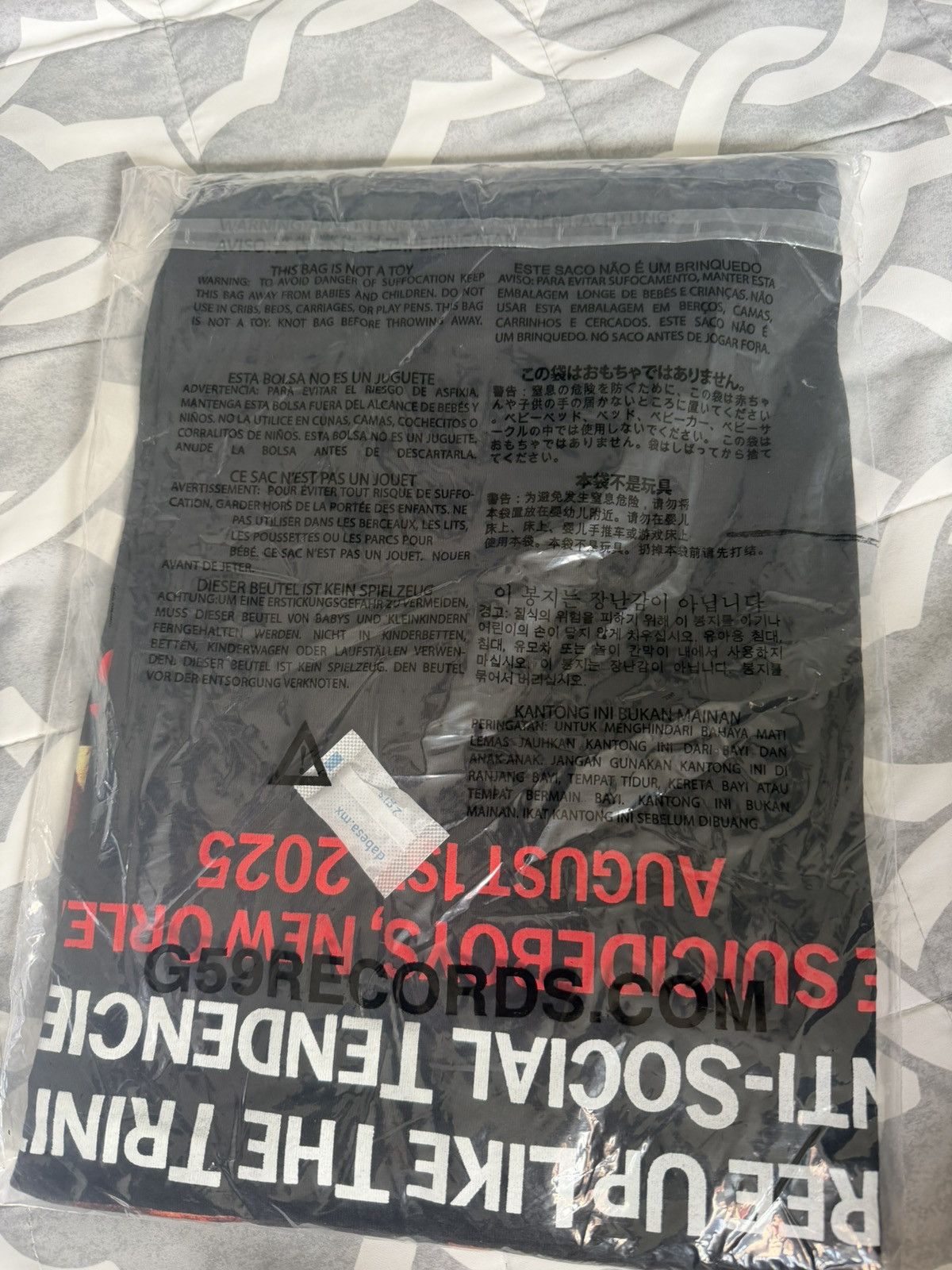 G59 Records G59 Count Your Blessings Greyfivenine $uicideboy$ XL Size US XL / EU 56 / 4 - 4 Thumbnail