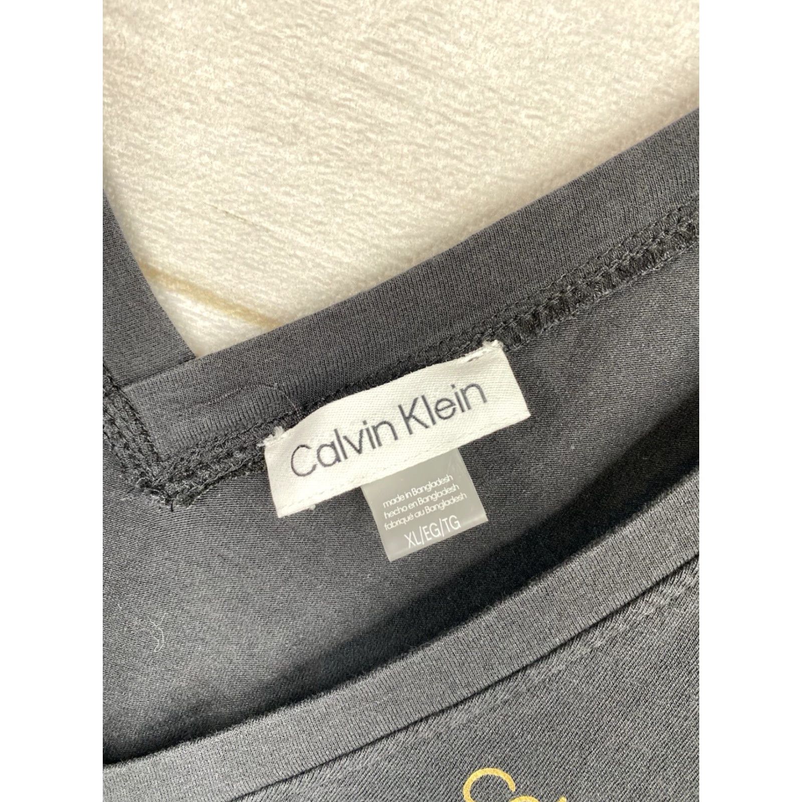 Calvin Klein Calvin Klein Romper Women XL Black Sleeveless Tie Waist Stretch Short Shortall Size 40" / US 18 - 4 Thumbnail