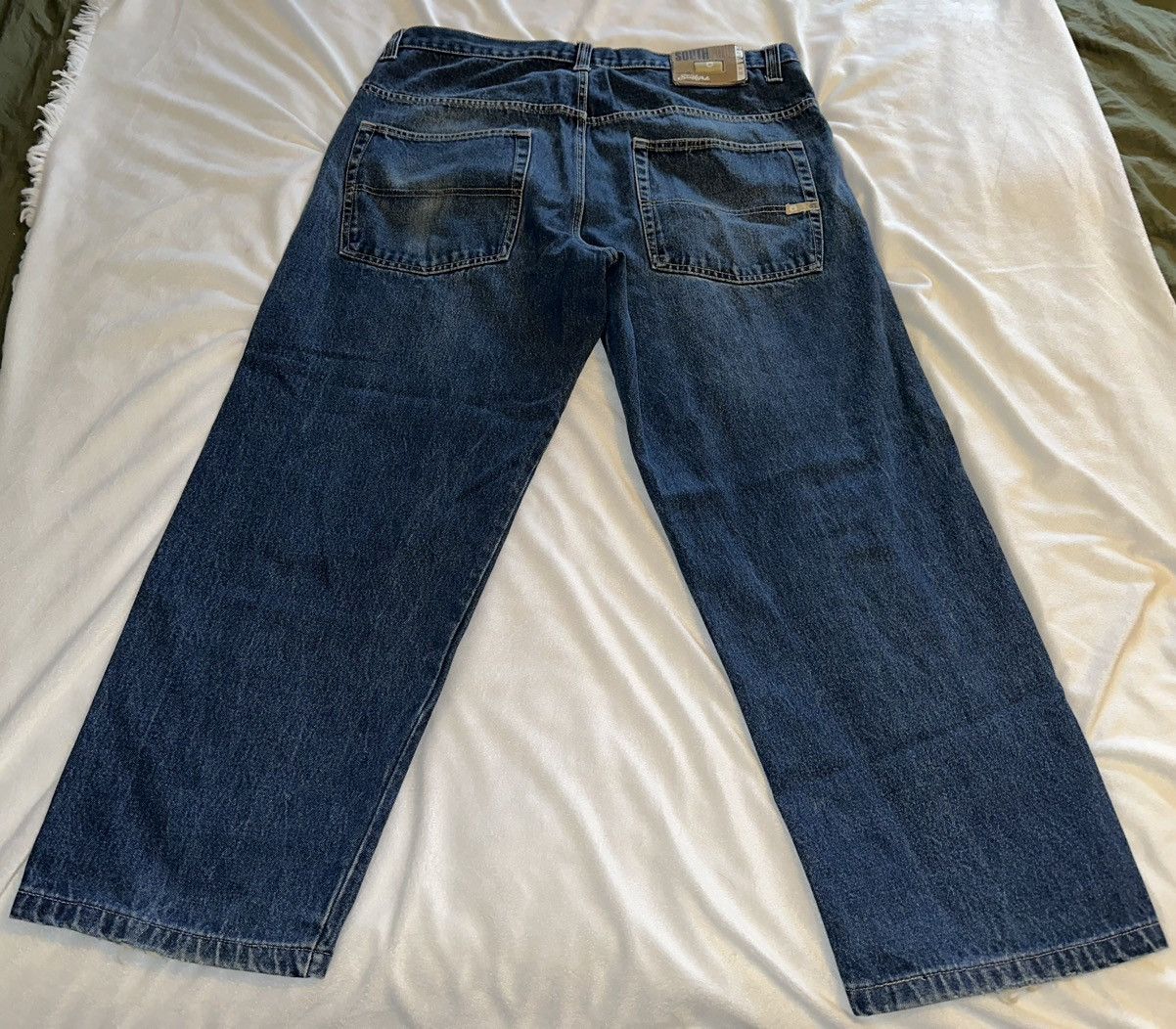 Southpole × Vintage Vintage Southpole Jeans Mens 38x27 Med Wash Baggy Wide l Size US 38 / EU 54 - 9 Thumbnail