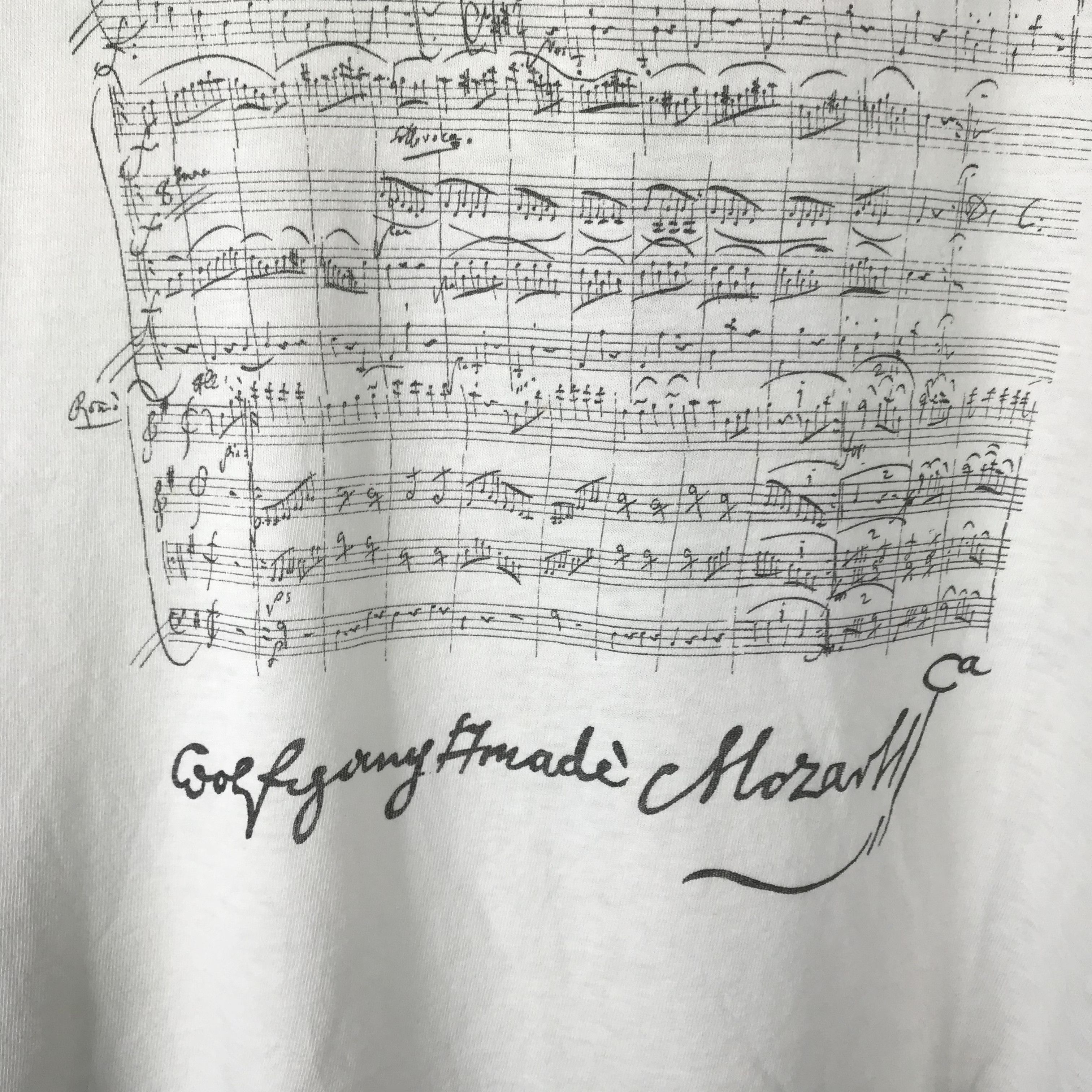 Arts & Science vintage mozart classical art moma single stitch tshirt Size US M / EU 48-50 / 2 - 3 Thumbnail