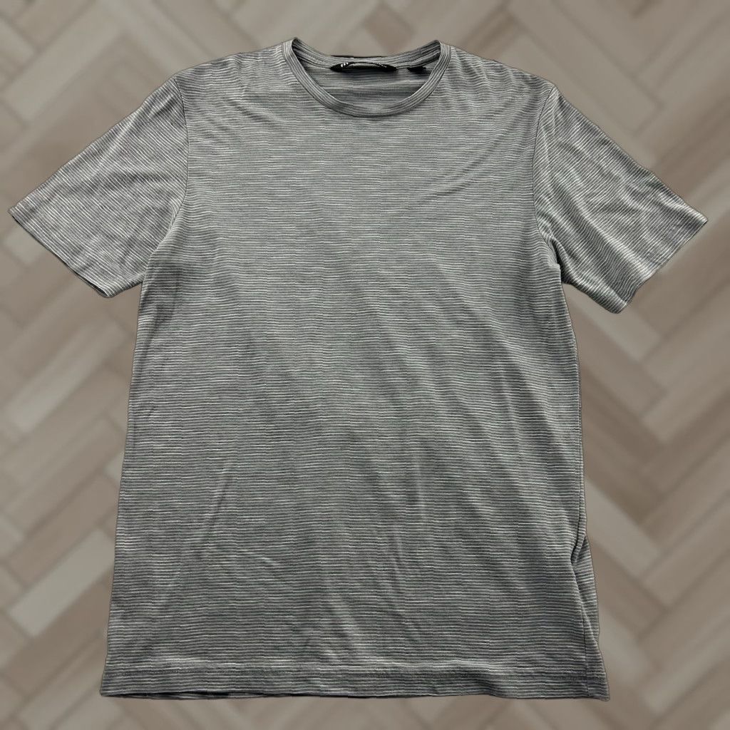 TravisMathew Travis Mathew Striped Short Sleeve T-Shirt Men's S Gray Size US S / EU 44-46 / 1 - 1 Thumbnail
