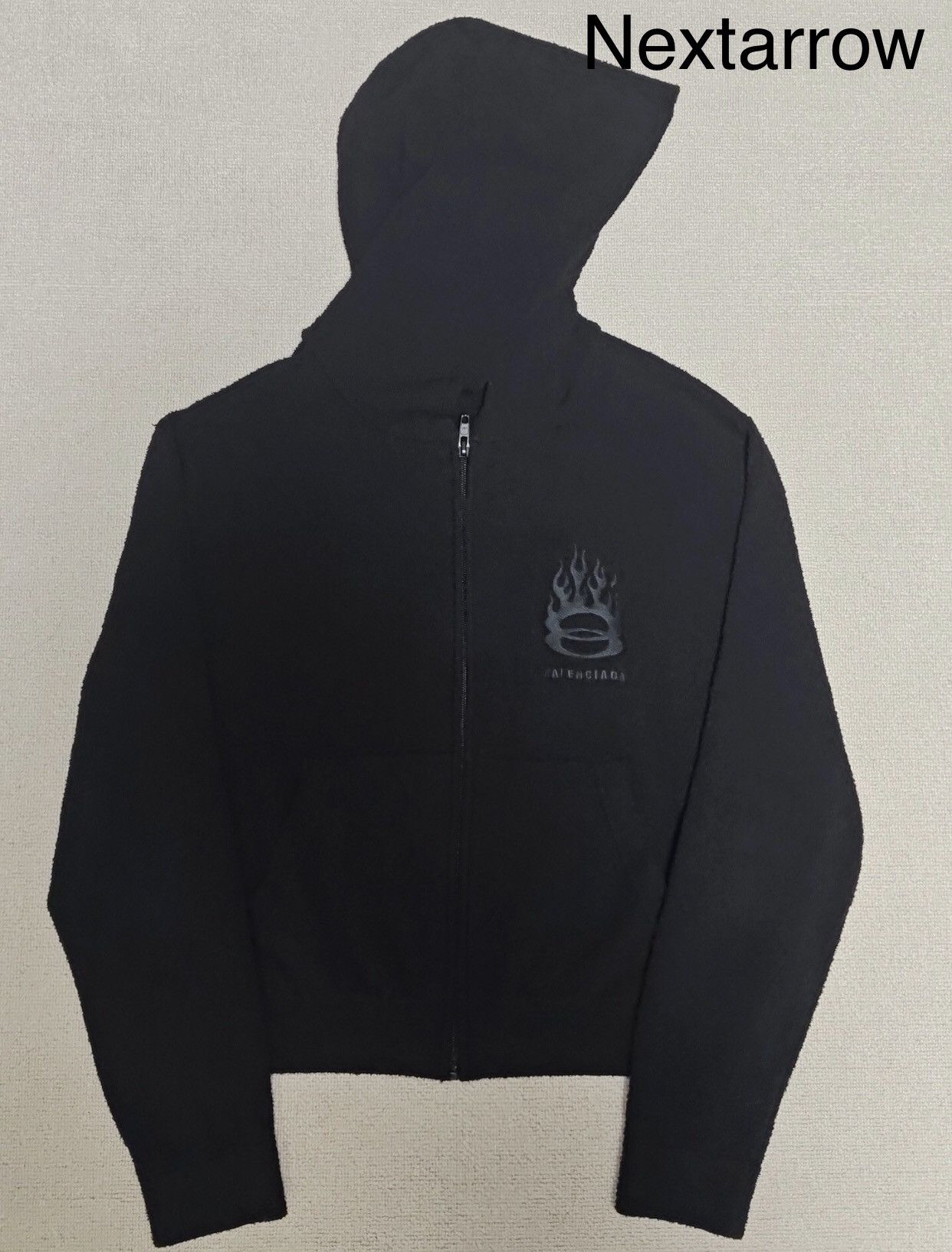 Balenciaga Balenciaga 24fall flame looped fleece sweatshirt jacket Size US L / EU 52-54 / 3 - 1 Thumbnail