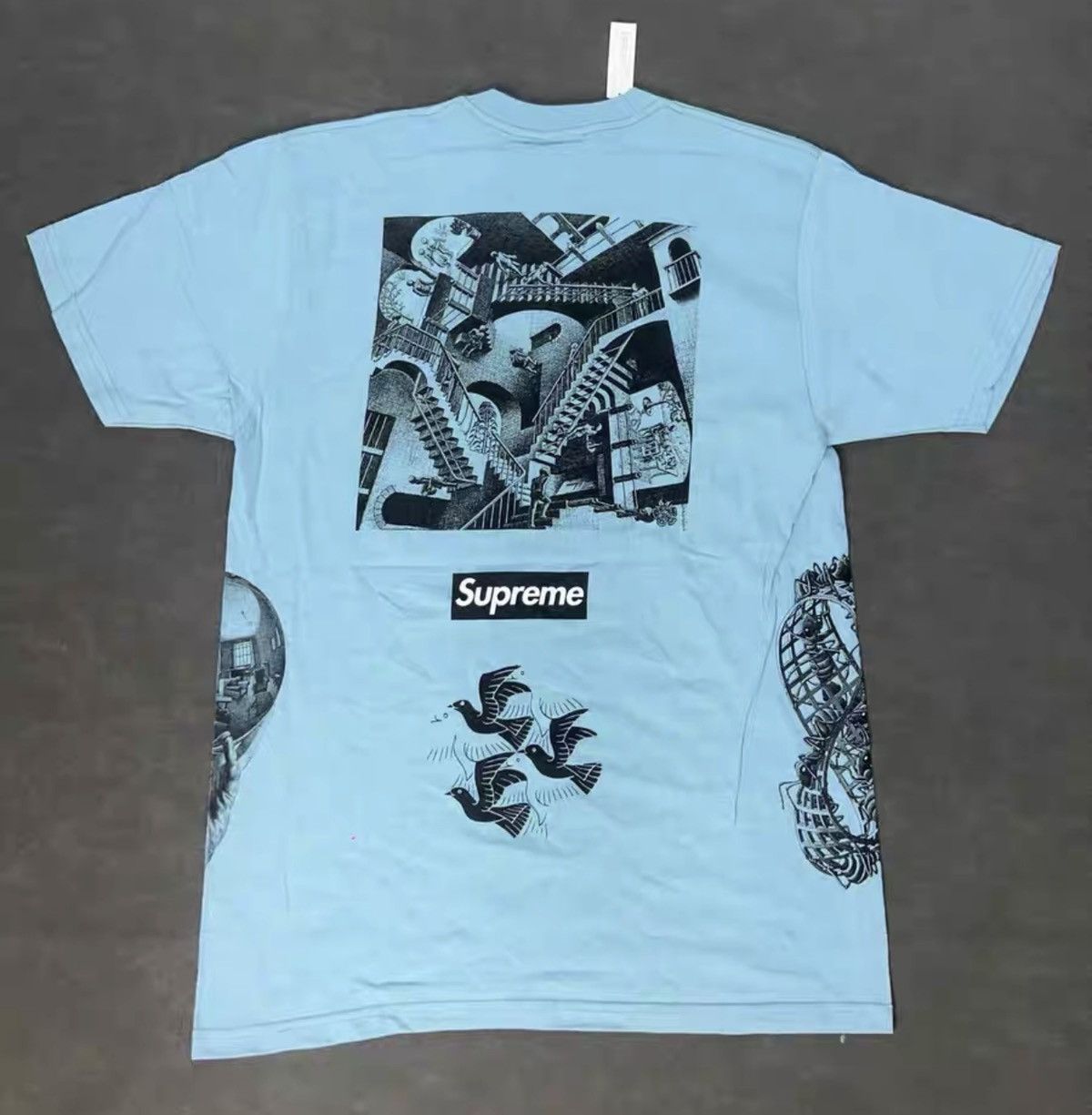 Supreme Supreme M.C. Escher collage tee T-shirt Size US L / EU 52-54 / 3 - 1 Thumbnail