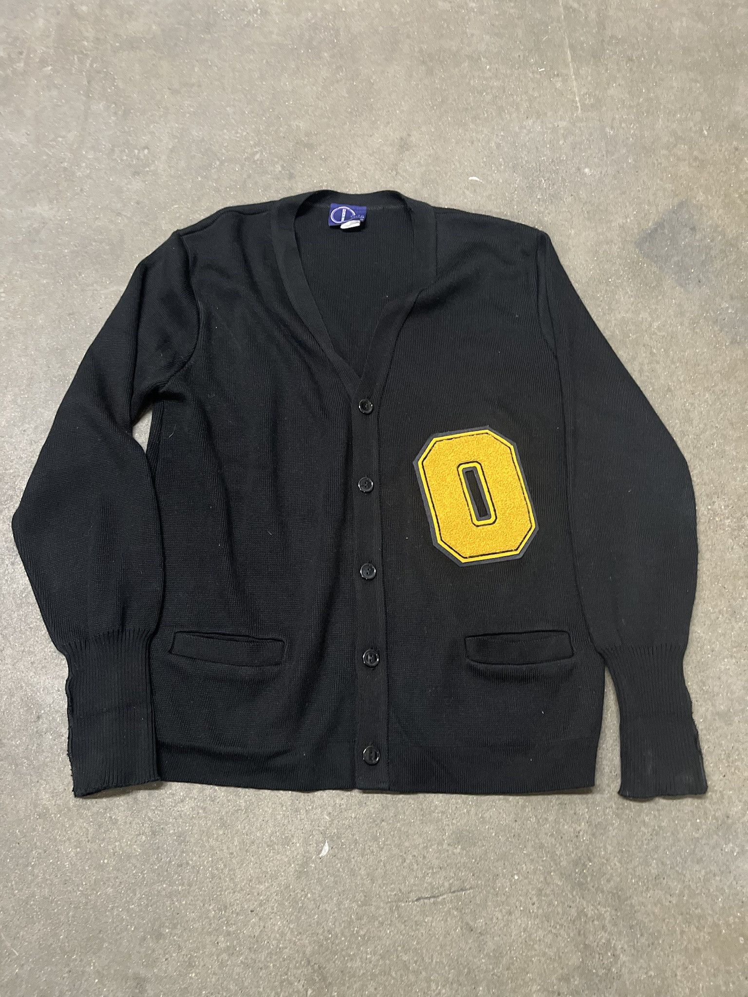 Vintage Vintage 1980s Varsity Cardigan Acrylic Knit Sweater Size M Size US M / EU 48-50 / 2 - 1 Thumbnail