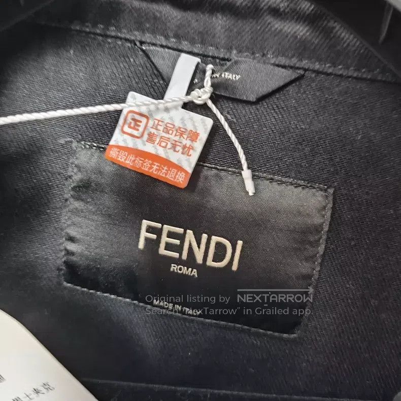 Fendi Fendi Cotton Men's Jacket Size US L / EU 52-54 / 3 - 3 Thumbnail