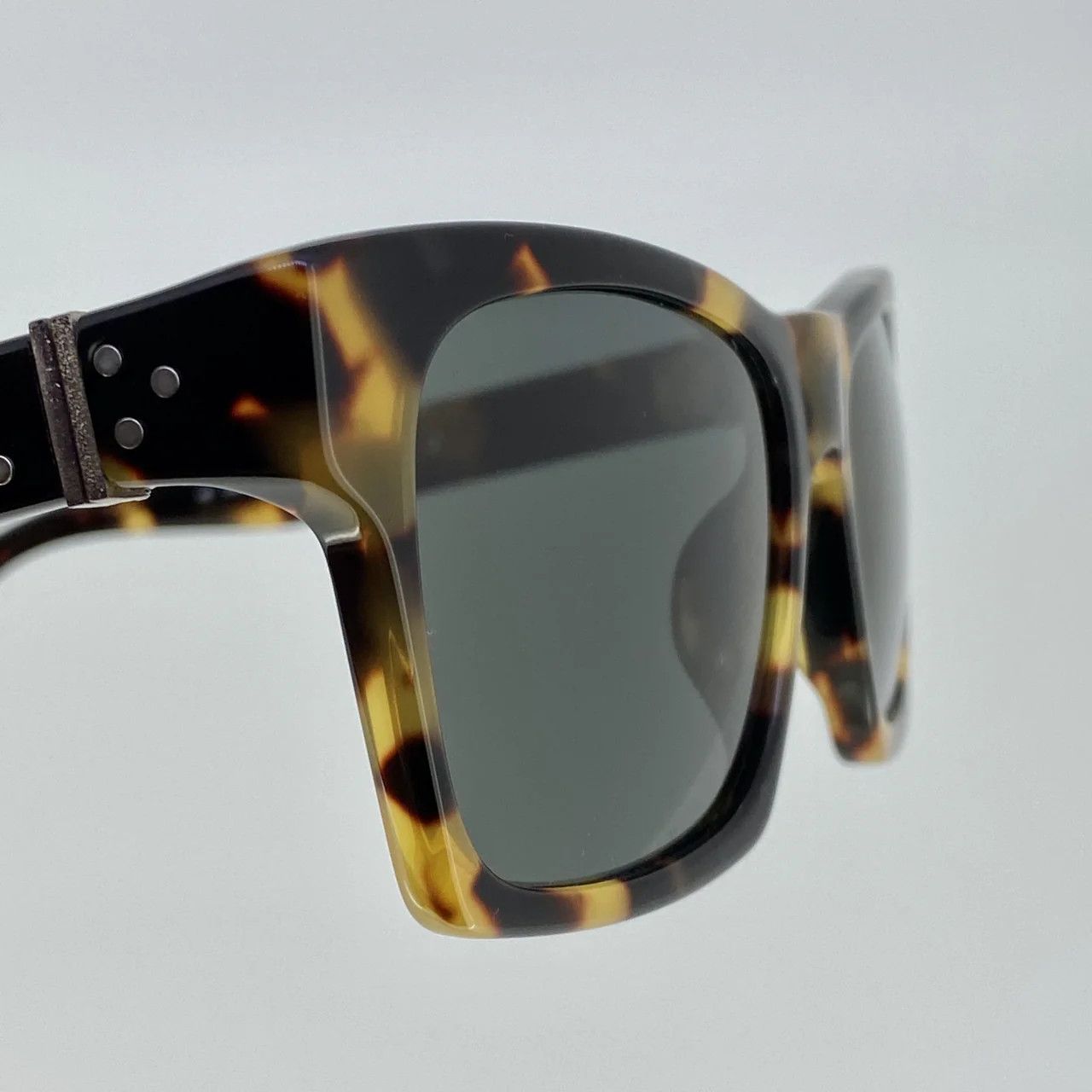 Ann Demeulemeester Ann Demeulemeester Sunglasses D-Frame Tortoise and Grey Size ONE SIZE - 4 Thumbnail