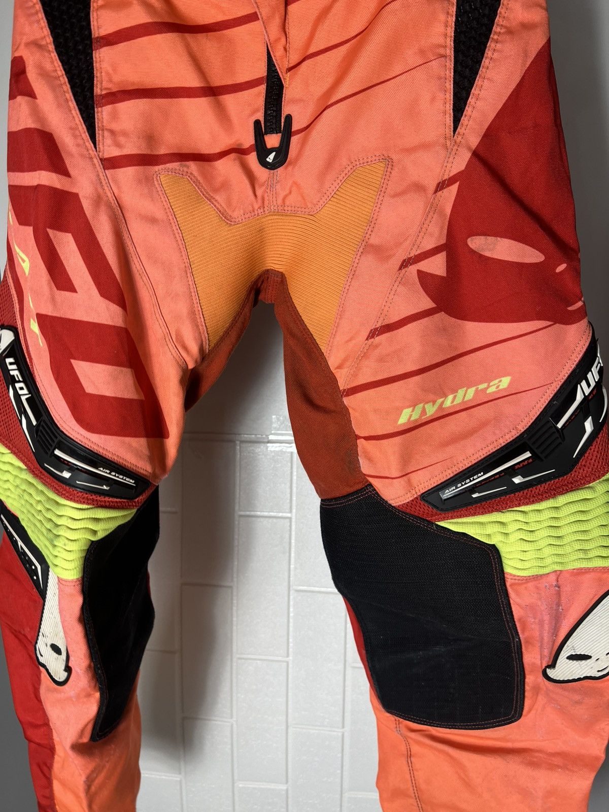 Fox Racing VINTAGE UFO PLAST MOTORCYCLE RACING PANTS BIKE RETRO Y2K 90s Size US 28 / EU 44 - 9 Thumbnail