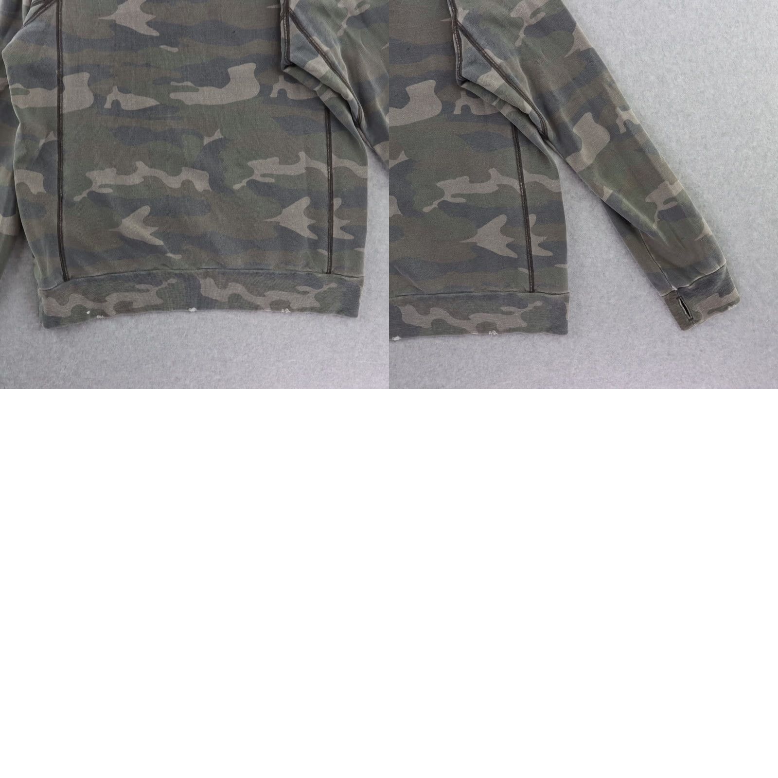 Vintage RAGDOLL XS Green Camo Sweatshirt - Mens Vintage Size XS / US 0-2 / IT 36-38 - 9 Thumbnail