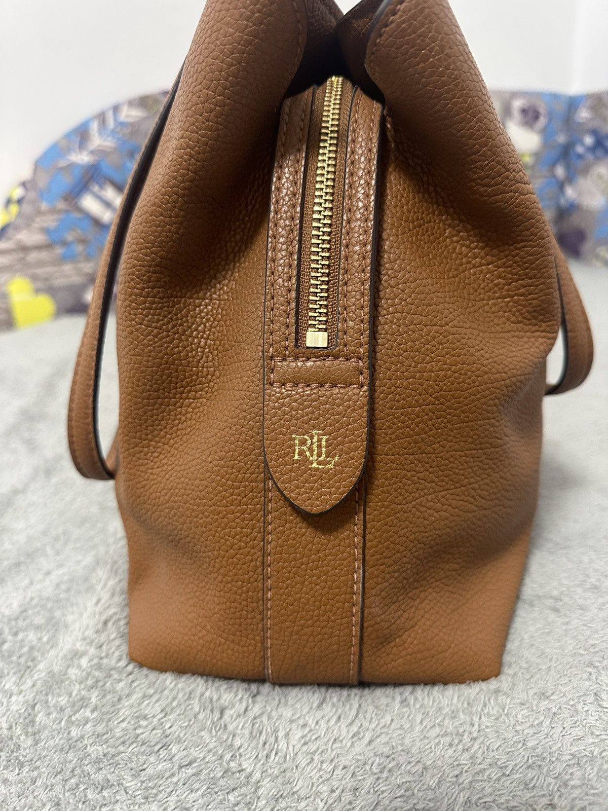 Ralph Lauren Ralph Lauren Cow Leather Tote Bag Size ONE SIZE - 7 Thumbnail
