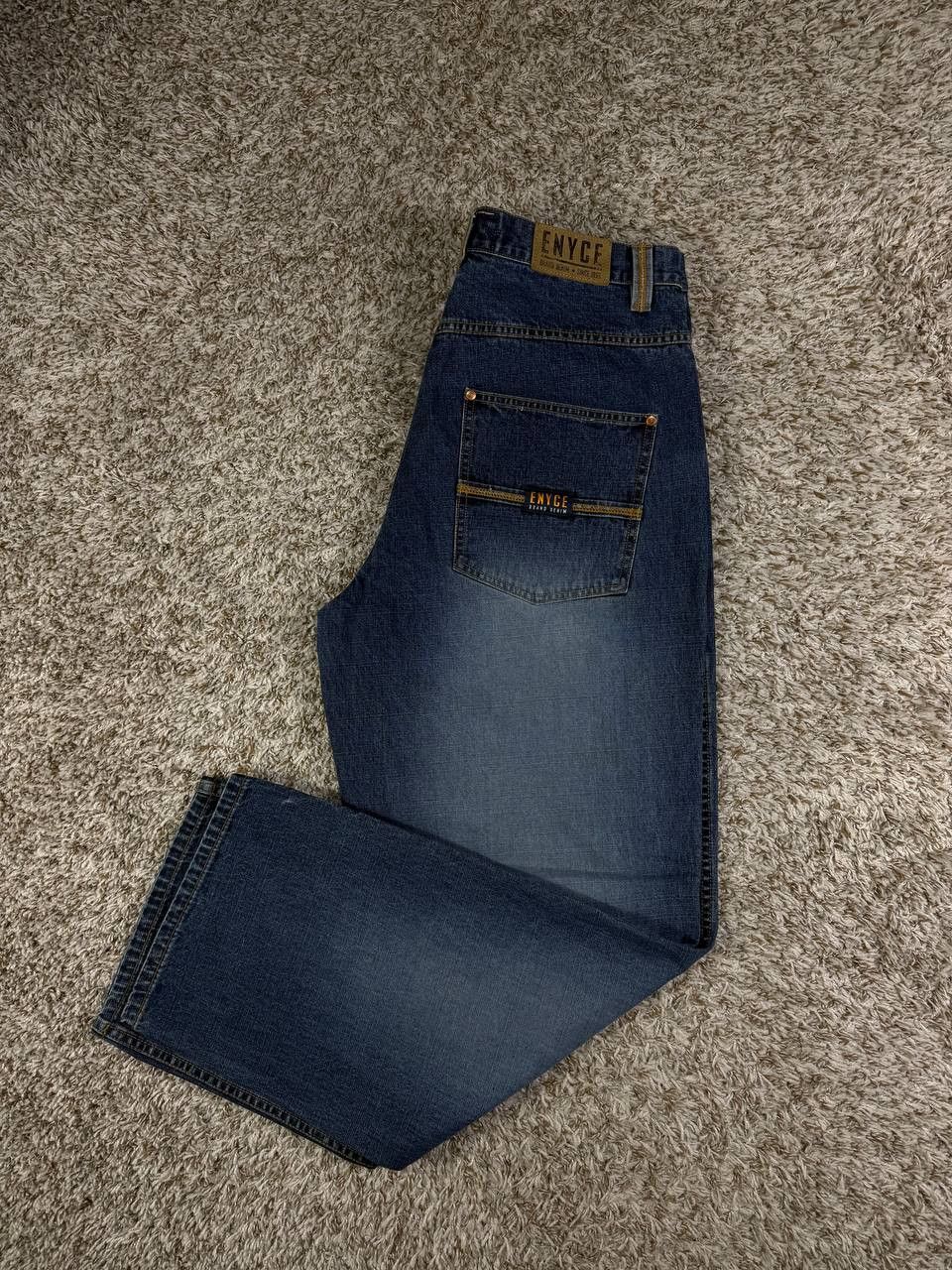 Enyce ENYCE Baggy Jeans Y2K Hip Hop Spellout Logo Stitched Size US 36 / EU 52 - 2 Thumbnail