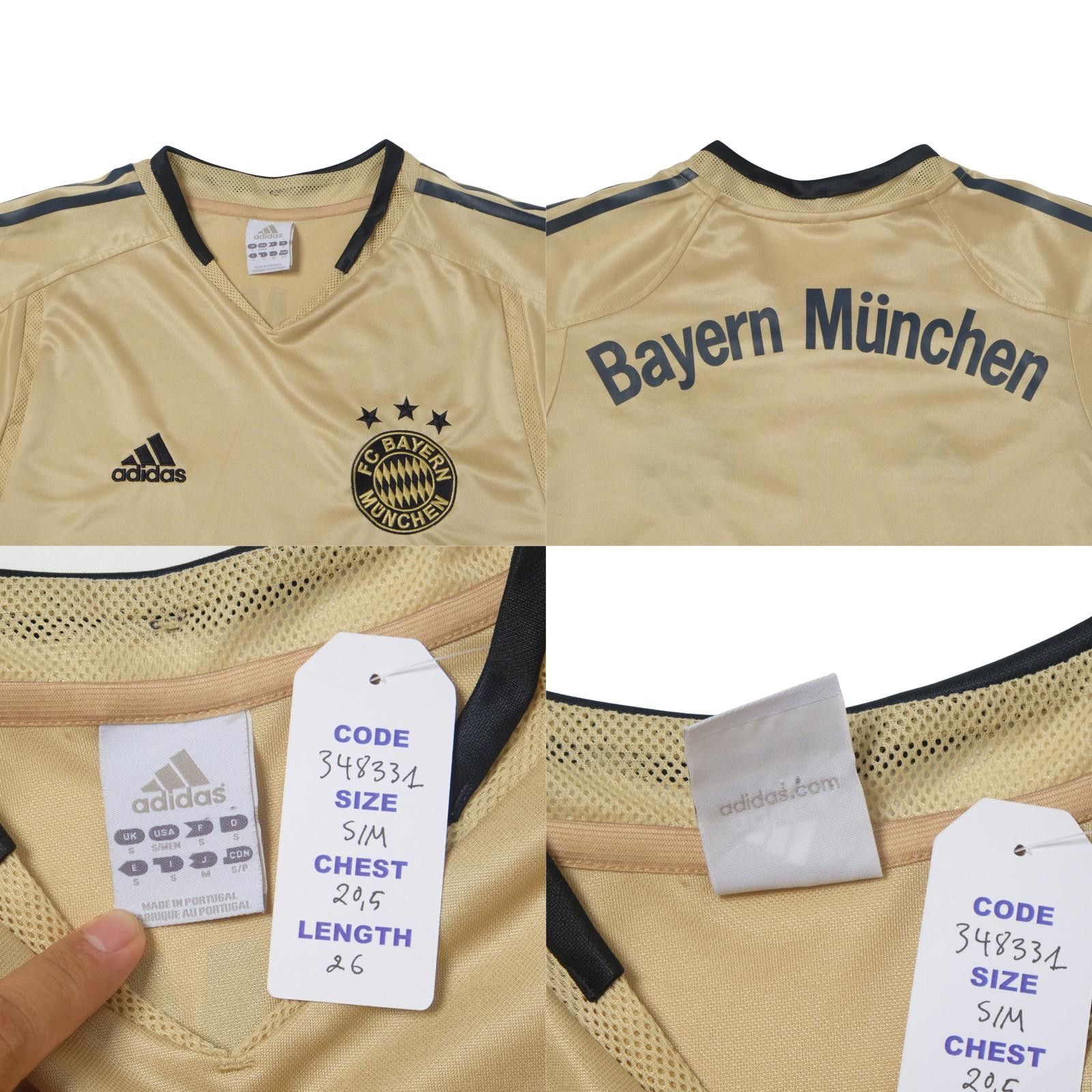 Adidas 2004/05 Bayern Munich Away Shirt (S/M) Size US S / EU 44-46 / 1 - 4 Thumbnail