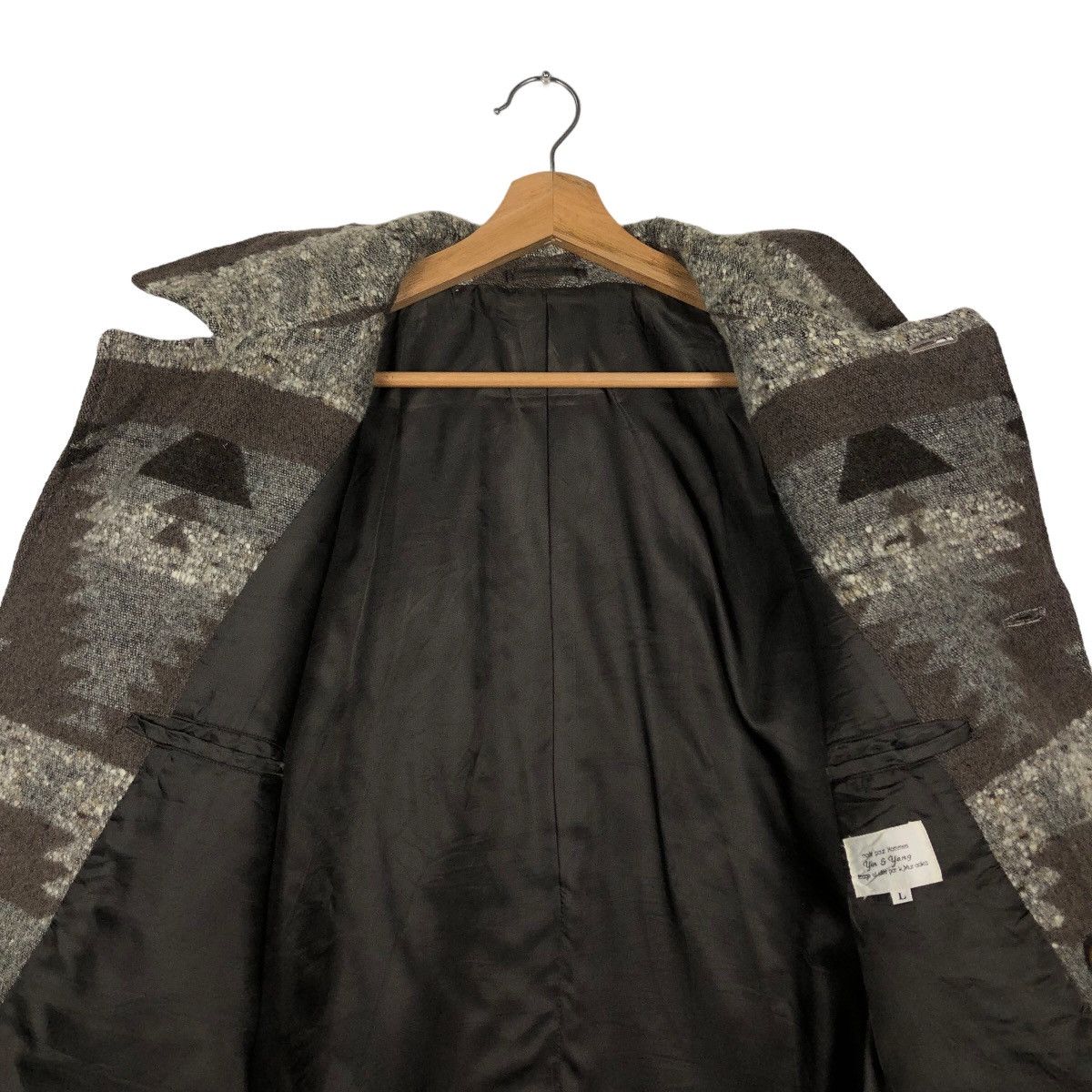 Japanese Brand 🔥90’s Vintage Wool Jacket Yin & Yang Issey Miyake Navajo Size US L / EU 52-54 / 3 - 11 Thumbnail