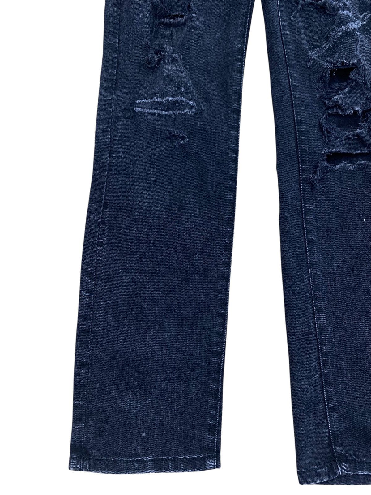 H&M H&M Brand Faded Wash Distressed Style Loose Jeans Size US 30 / EU 46 - 5 Thumbnail