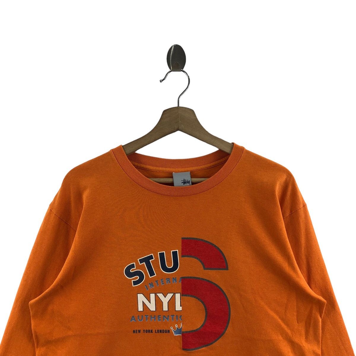 Stussy × Vintage Pick!! Vtg 90's STUSSY Los Angeles Long Sleeve Tshirt Size US L / EU 52-54 / 3 - 3 Thumbnail