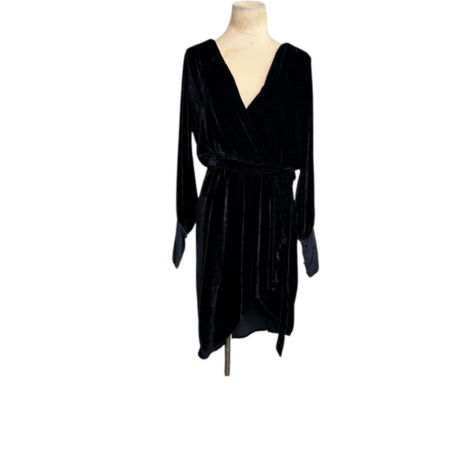 Young Fabulous & Broke Young Broke Fabulous velvet long sleeves belted dress Small Size S / US 4 / IT 40 - 14 Thumbnail