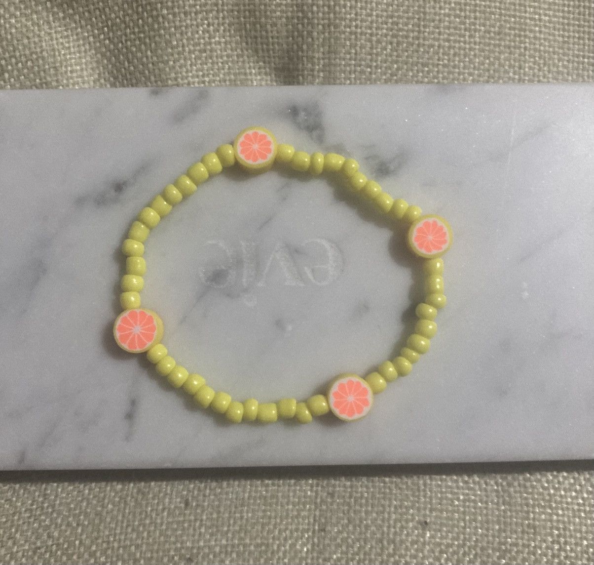 Other Orange themed beaded bracelet Size ONE SIZE - 1 Thumbnail