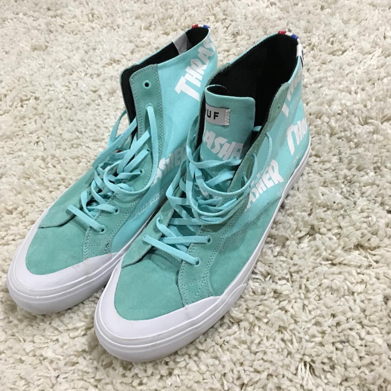 Huf × Thrasher HUF x Thrasher Teal Classic Hi Size US 13 / EU 46 - 3 Thumbnail
