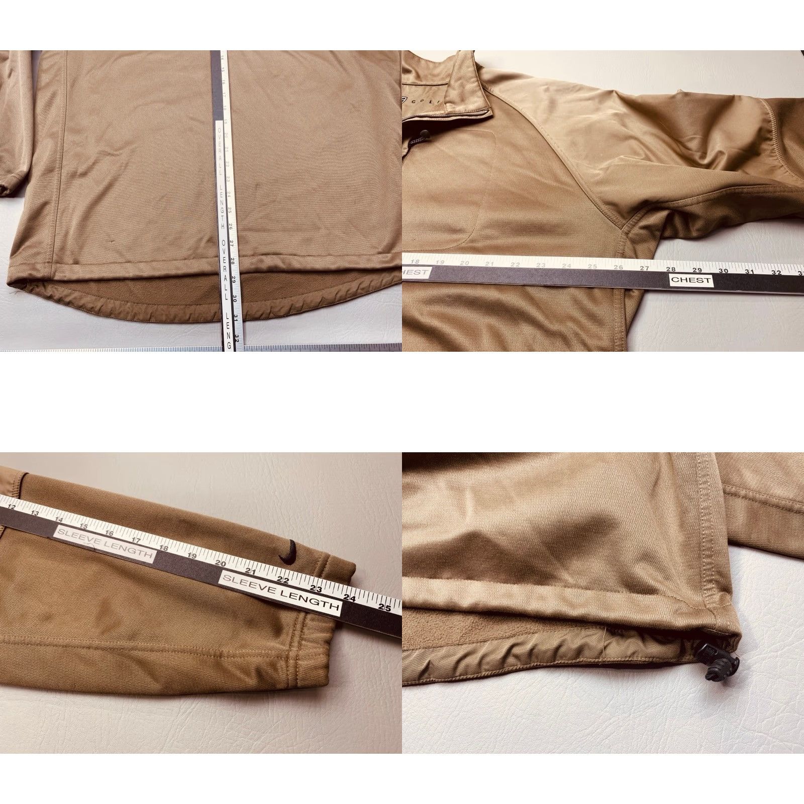 Nike VINTAGE Nike Golf Therma-Fit 1/2 Zip Fleece Pullover Mens XL Brown Chest Pocket 8253 Size US XL / EU 56 / 4 - 8 Thumbnail