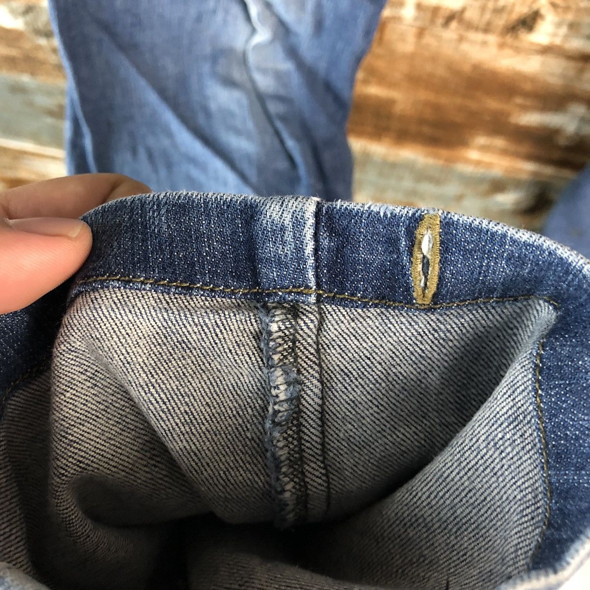 Japanese Brand Even River Blue Distressed Denim Multipocket Pants #A2170 Size US 29 - 12 Thumbnail