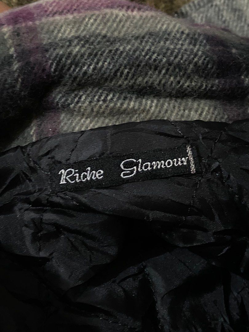 Hysteric Glamour Riche glamour plaid fur jacket Size US M / EU 48-50 / 2 - 9 Thumbnail