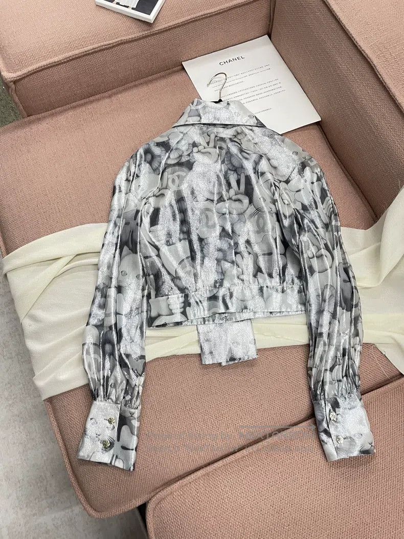 Chanel Chanel Lafayette cat-style silk shirt with long sleeves Size XS / US 0-2 / IT 36-38 - 3 Thumbnail