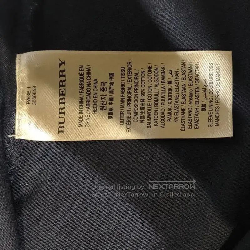 Burberry Burberry Black Cotton Women's Polo T-shirt. Size M / US 6-8 / IT 42-44 - 5 Thumbnail