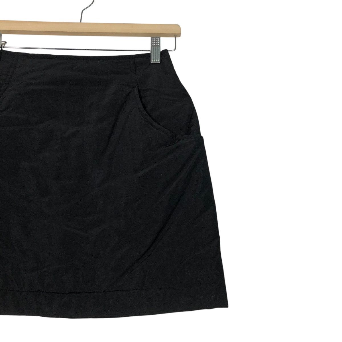 Yohji Yamamoto 🔥RICH BLACK MINI SHORT SKIRT Y’S YOHJI YAMAMOTO Size 26" / US 2 / IT 38 - 6 Thumbnail