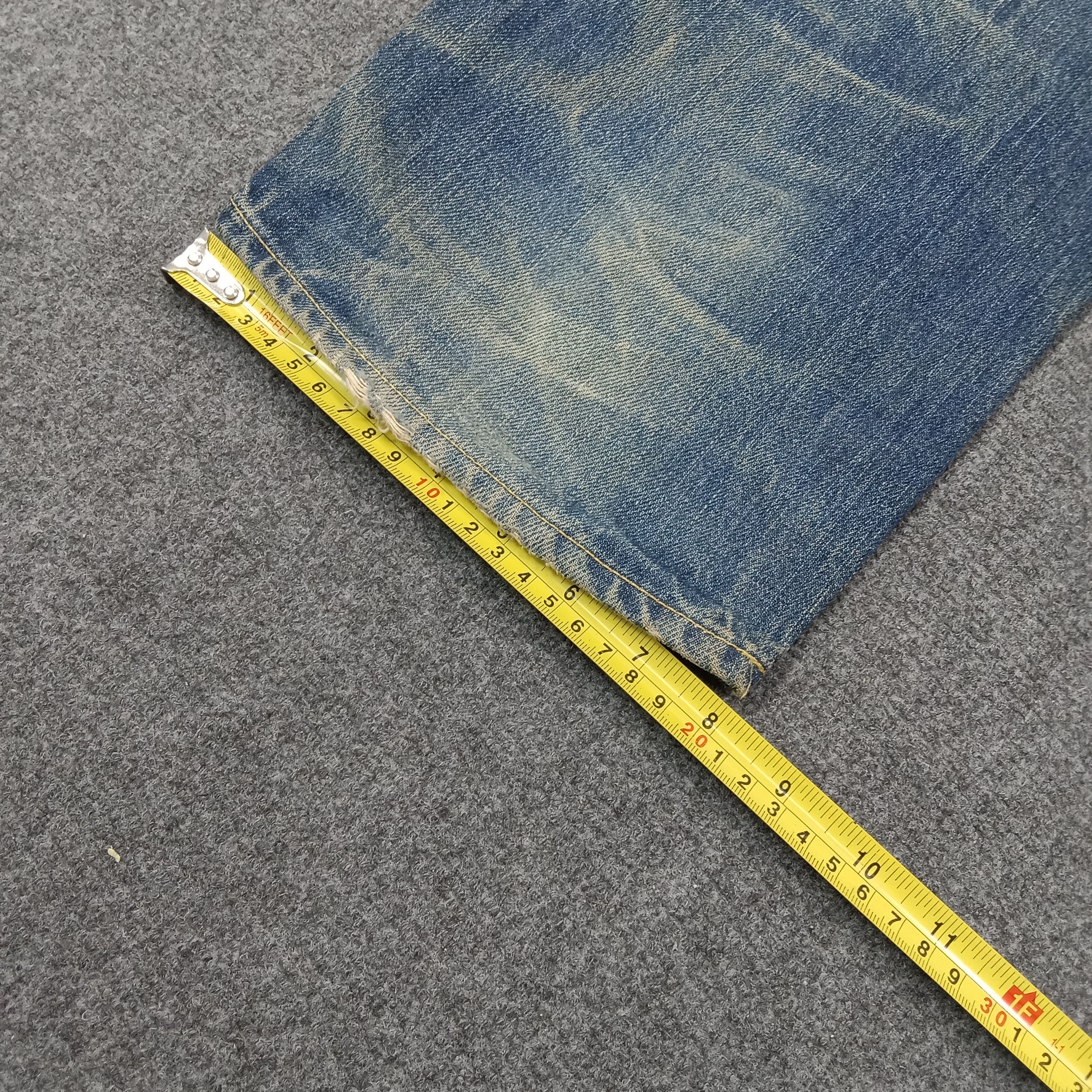 Levi's Levi's 502 Selvedge Distressed Denim Jeans C258N13 Size US 29 - 14 Thumbnail