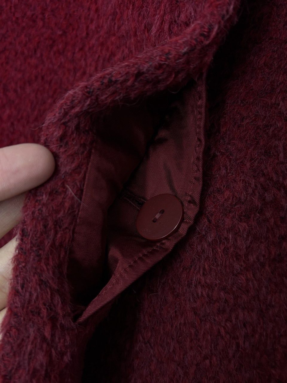 Max Mara Max Mara Studio Vintage Alpaca Wool Hot Red Coat High Collar Size M / US 6-8 / IT 42-44 - 15 Thumbnail