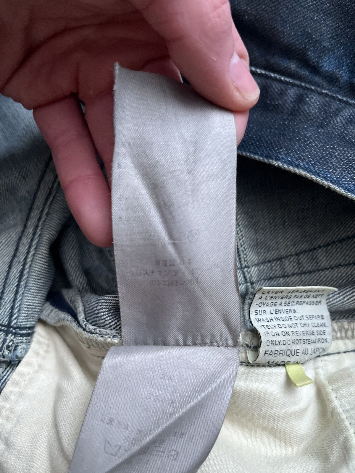 Dior Dior KVA waxed mud wash jeans Size US 29 - 12 Thumbnail