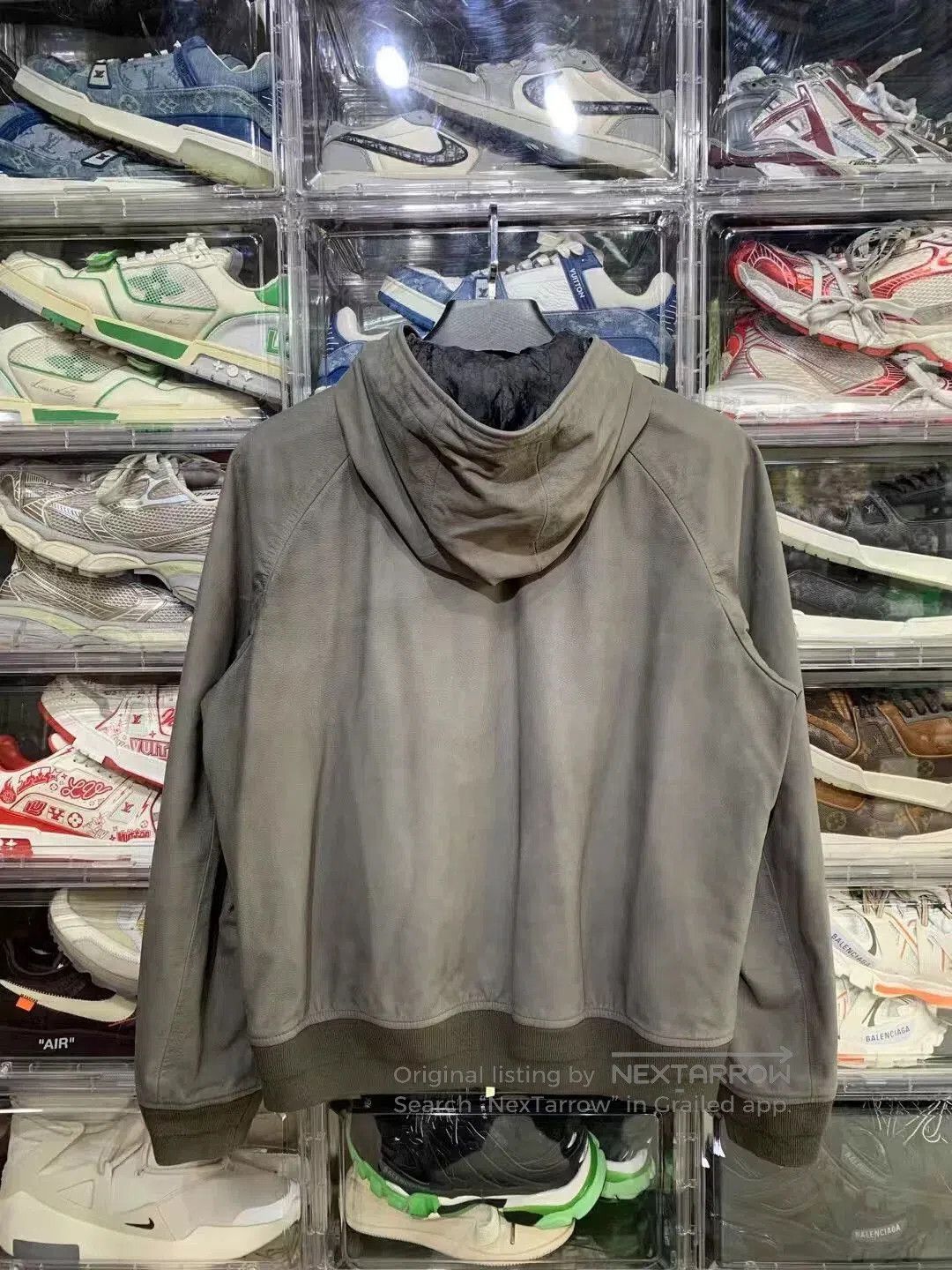 Dior gray suede Dior jacket with hood. Size US L / EU 52-54 / 3 - 2 Thumbnail