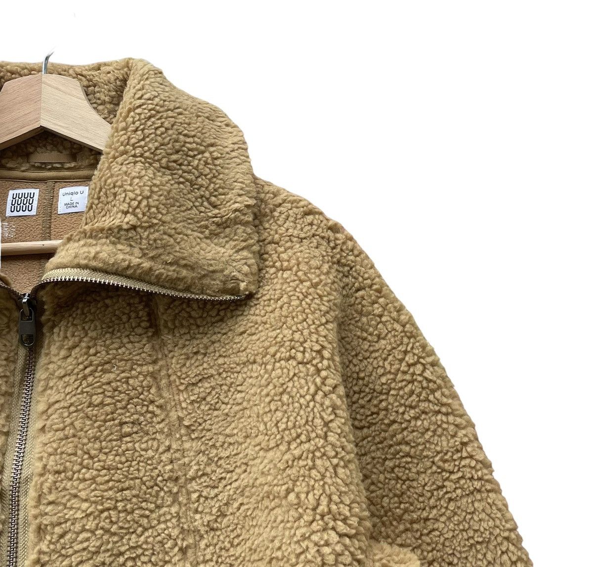 Lemaire × Uniqlo Vintage Lemaire X Uniqlo Sherpa Fleece Turtleneck Jacket Size US L / EU 52-54 / 3 - 2 Thumbnail