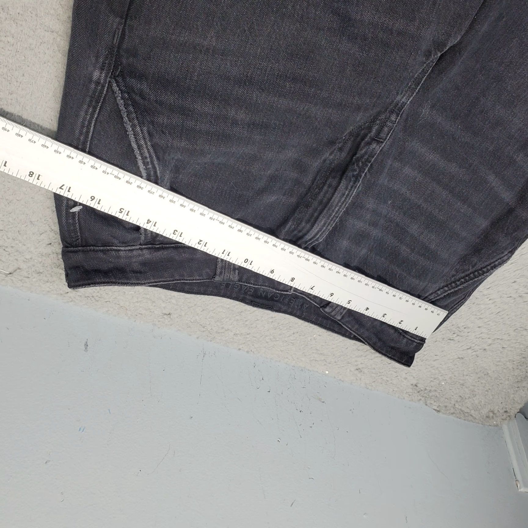 American Eagle Outfitters American Eagle Outfitters Jeans Womens 12 Black Denim Comfort Stretch Waistband Jeans Size 34" / US 12 / IT 48 - 5 Thumbnail