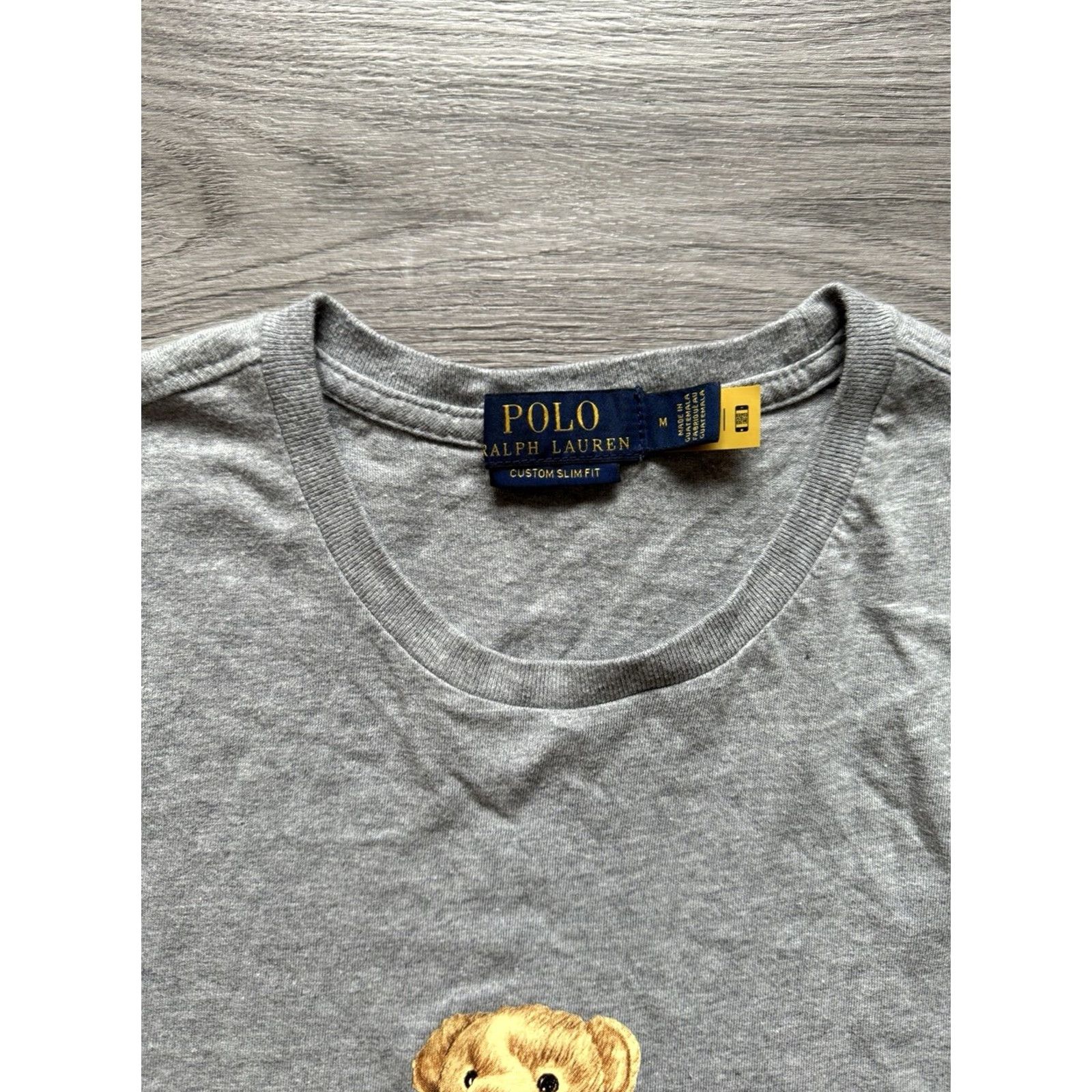 Polo Ralph Lauren Polo Ralph Lauren T-Shirt Crew Neck Bear Tee Heather Grey M Men Short Sleeve Gray Bears Polo Bear Brand Shirt Mens M Size US M / EU 48-50 / 2 - 5 Thumbnail